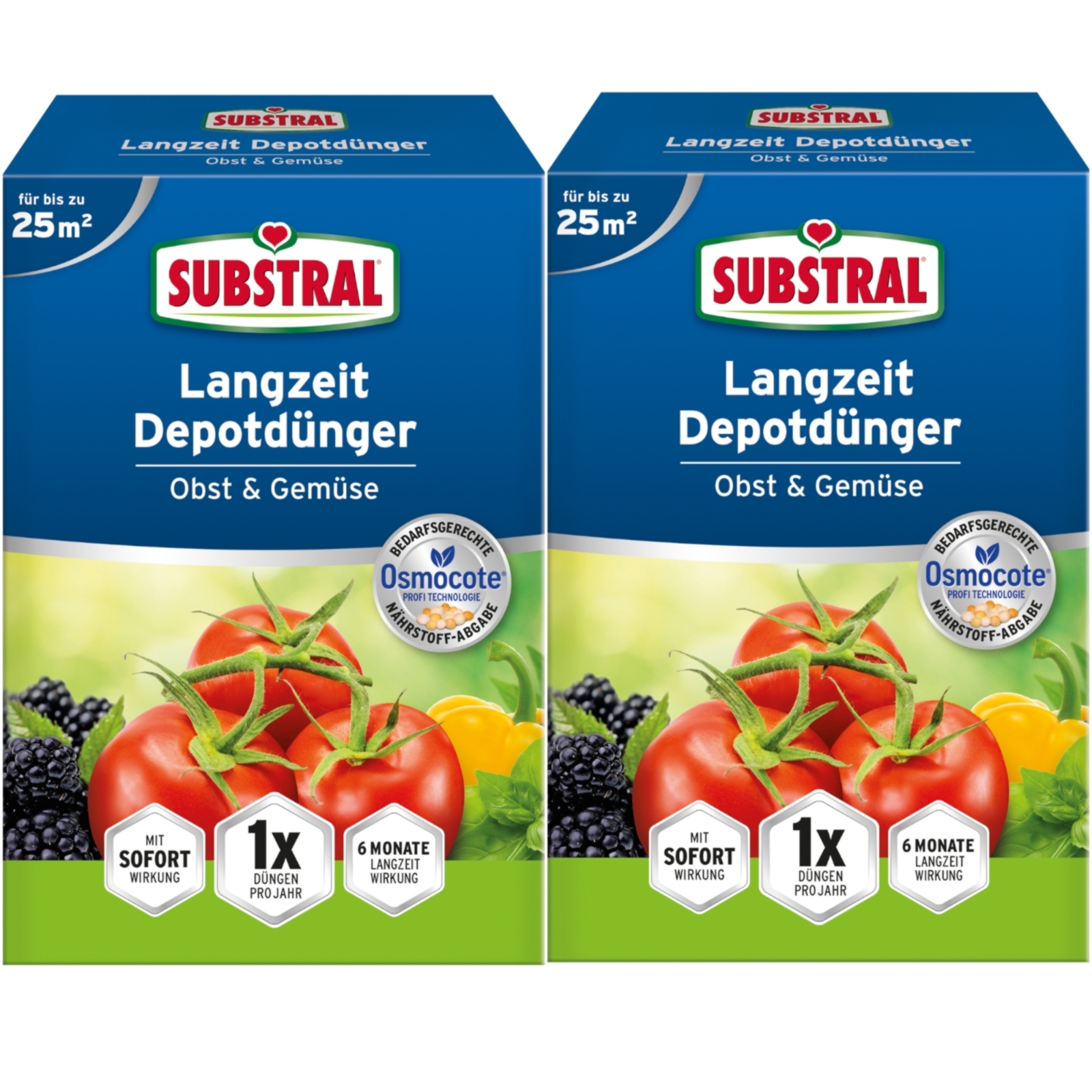 2 X750g Langzeit Depotdünger für OBST & GEMÜSE
