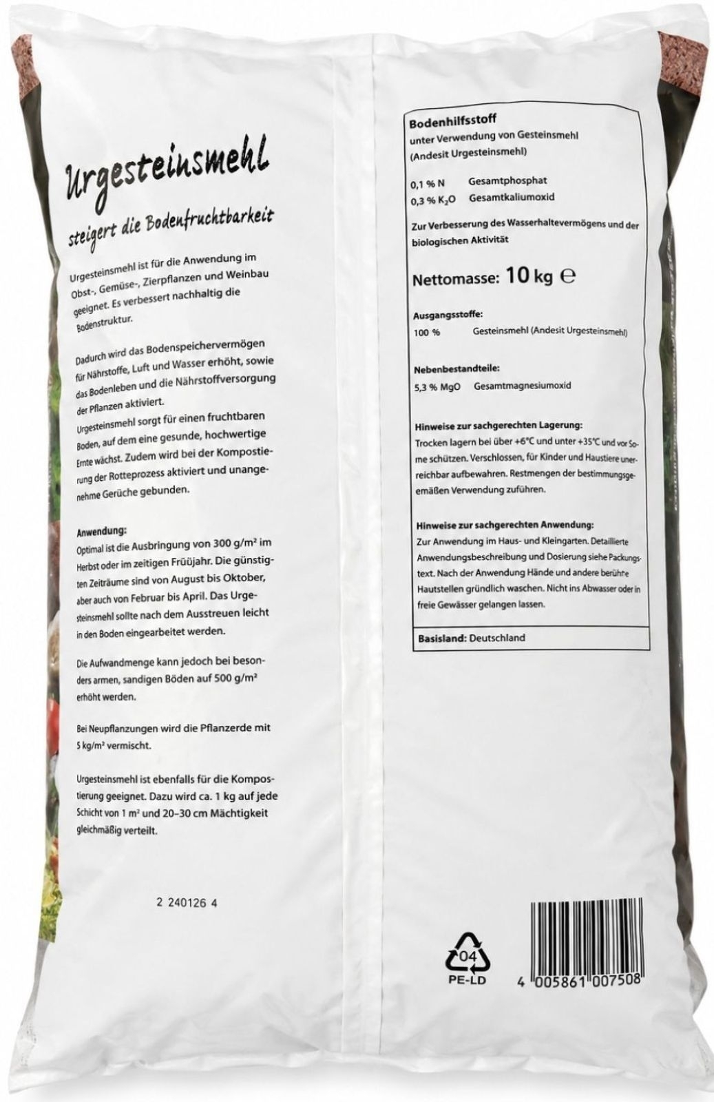 QUADRO Urgesteinsmehl 10 kg
