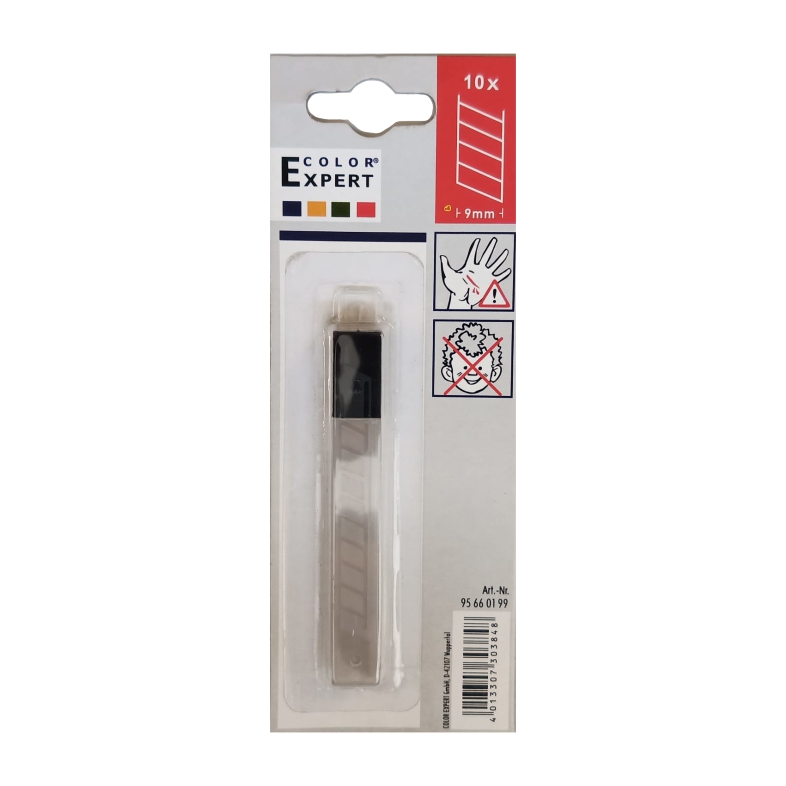 10 Abbrechklingen 9 mm, Stärke: 0.40 mm, im Köche