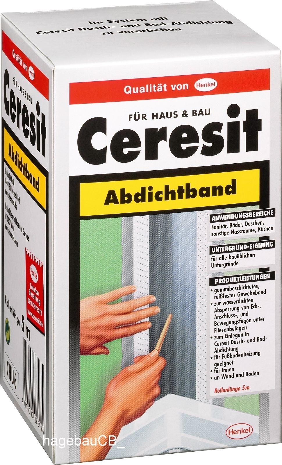 5 m Ceresit Abdichtband 12 cm breit grau 5 m Ceresit Abdichtband 12 cm breit grau