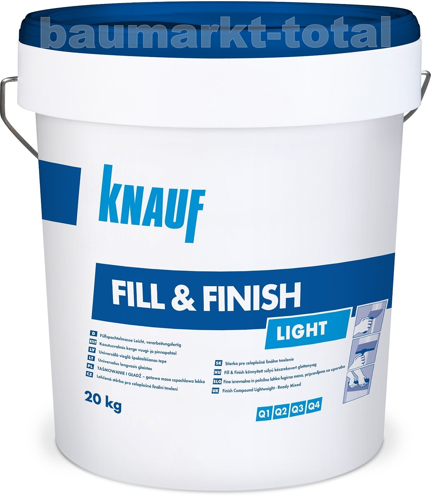 20kg Knauf Fill & Finish Allzweckspachtelmasse