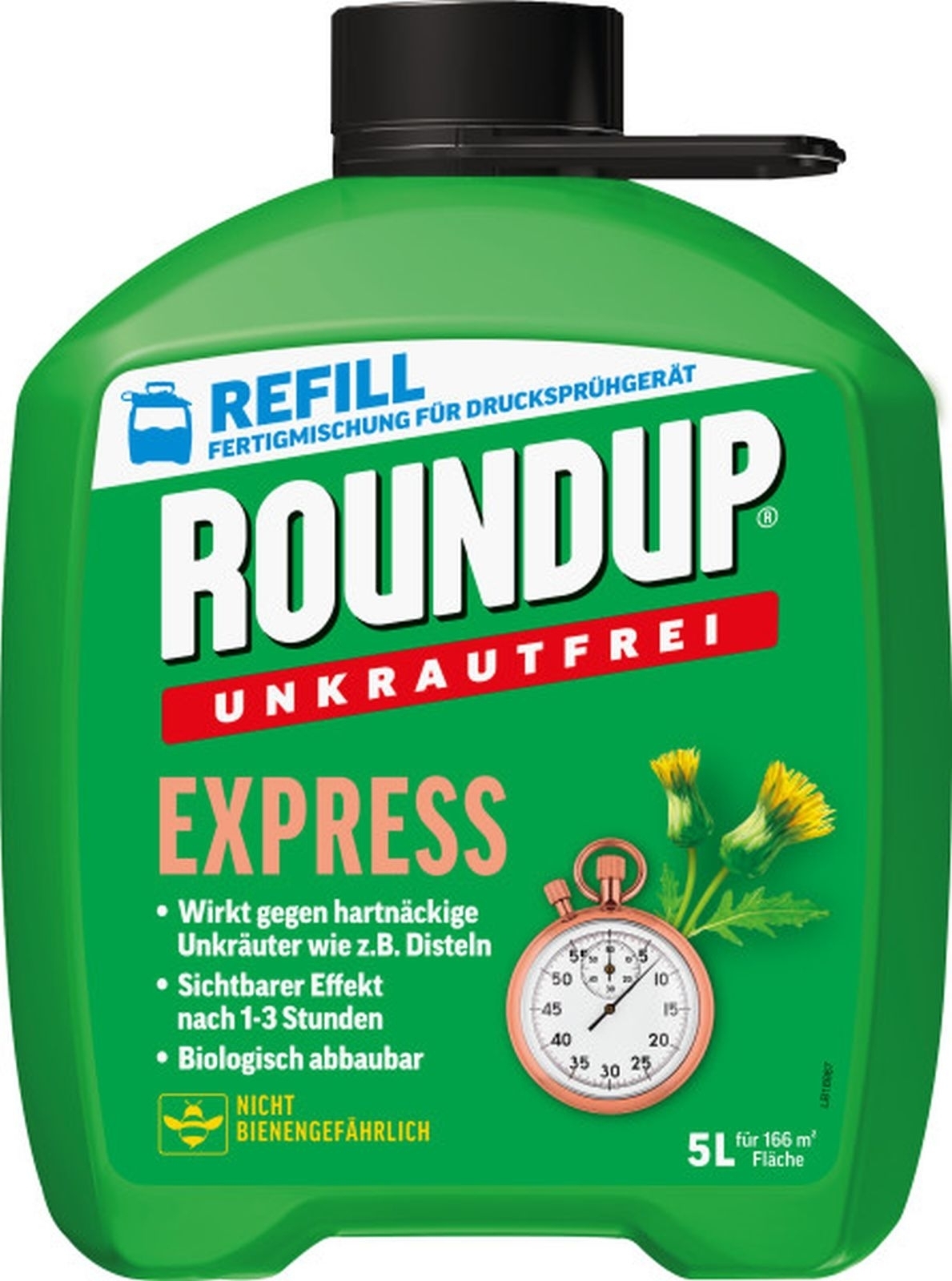 5L Roundup Unkrautfrei EXPRESS Fertigmischung
