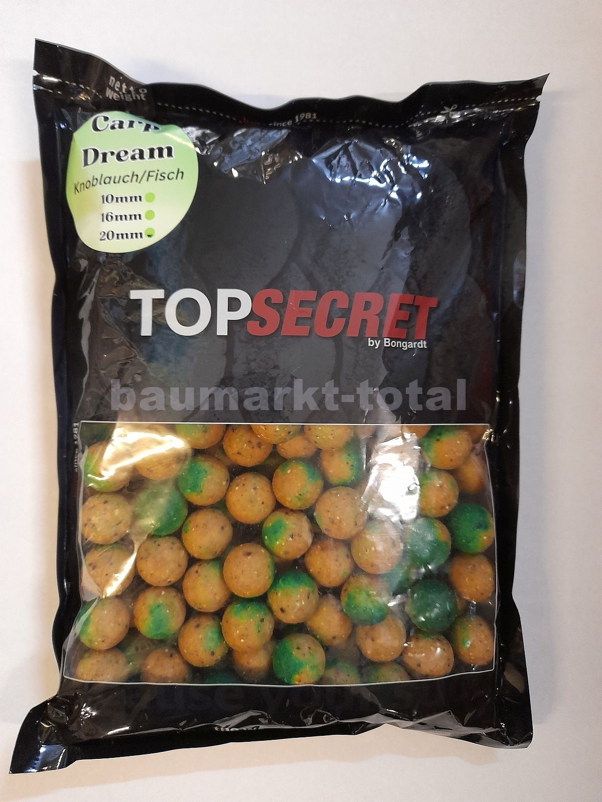 Top Secret Carp Dream Boilie Knobi/Fisch 1kg 20mm Top Secret Carp Dream Boilie Knobi/Fisch 1kg 20mm