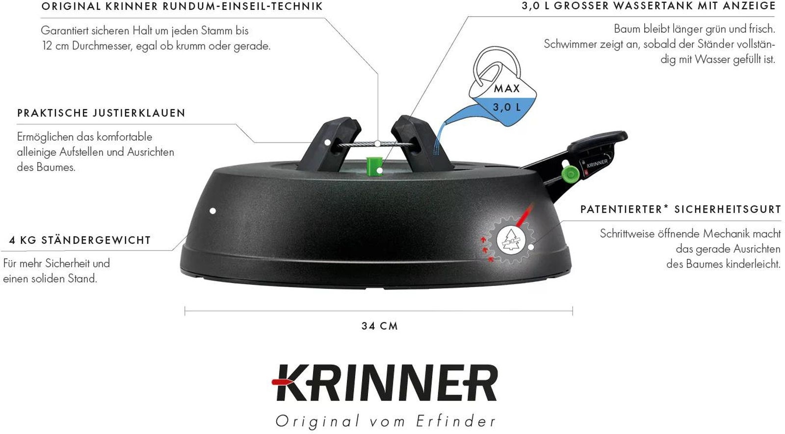 Krinner GREEN LINE Comfort Grip+ S Krinner GREEN LINE Comfort Grip+ S