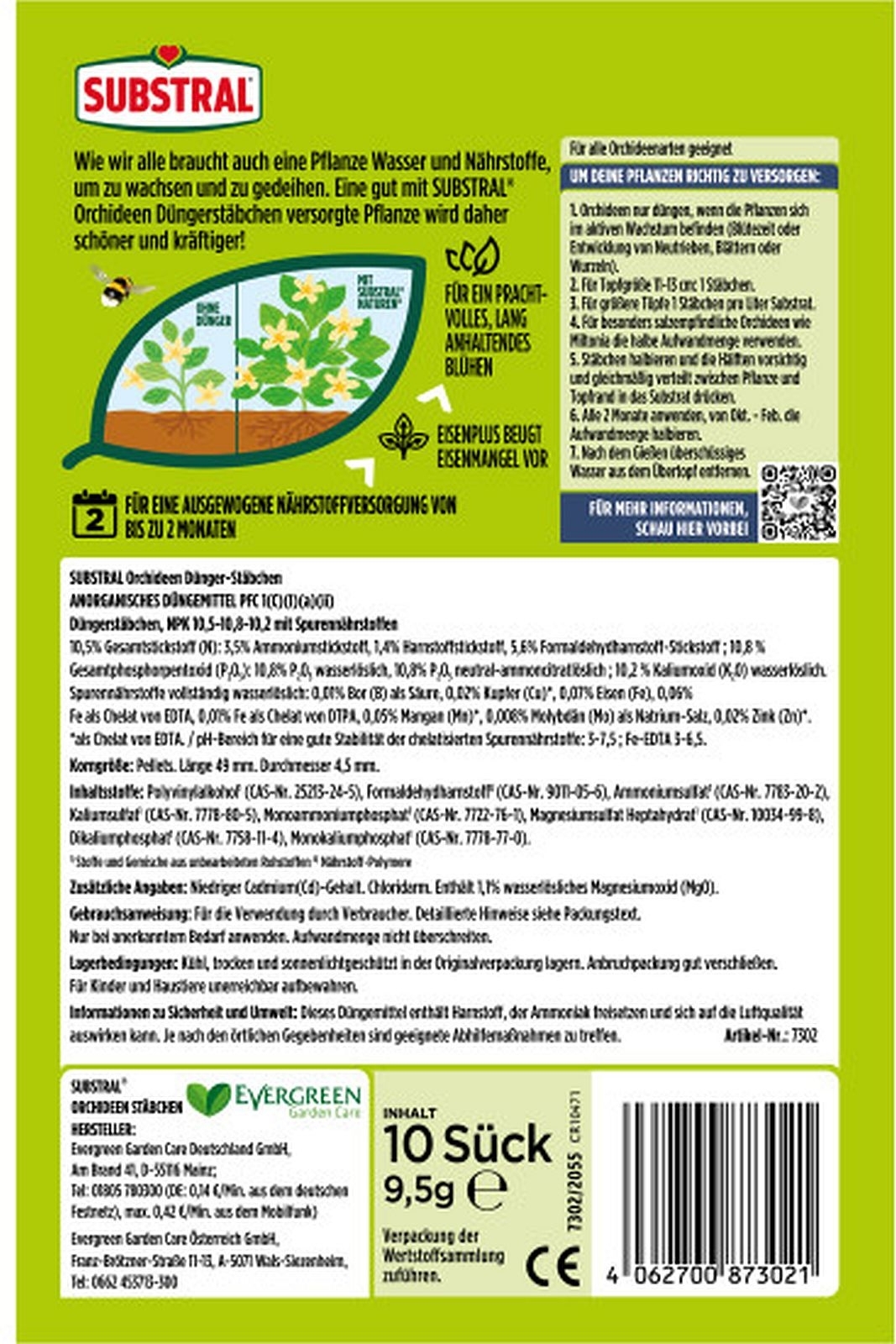 300ml Substral Orchideen & Zimmerpflanzen ECO