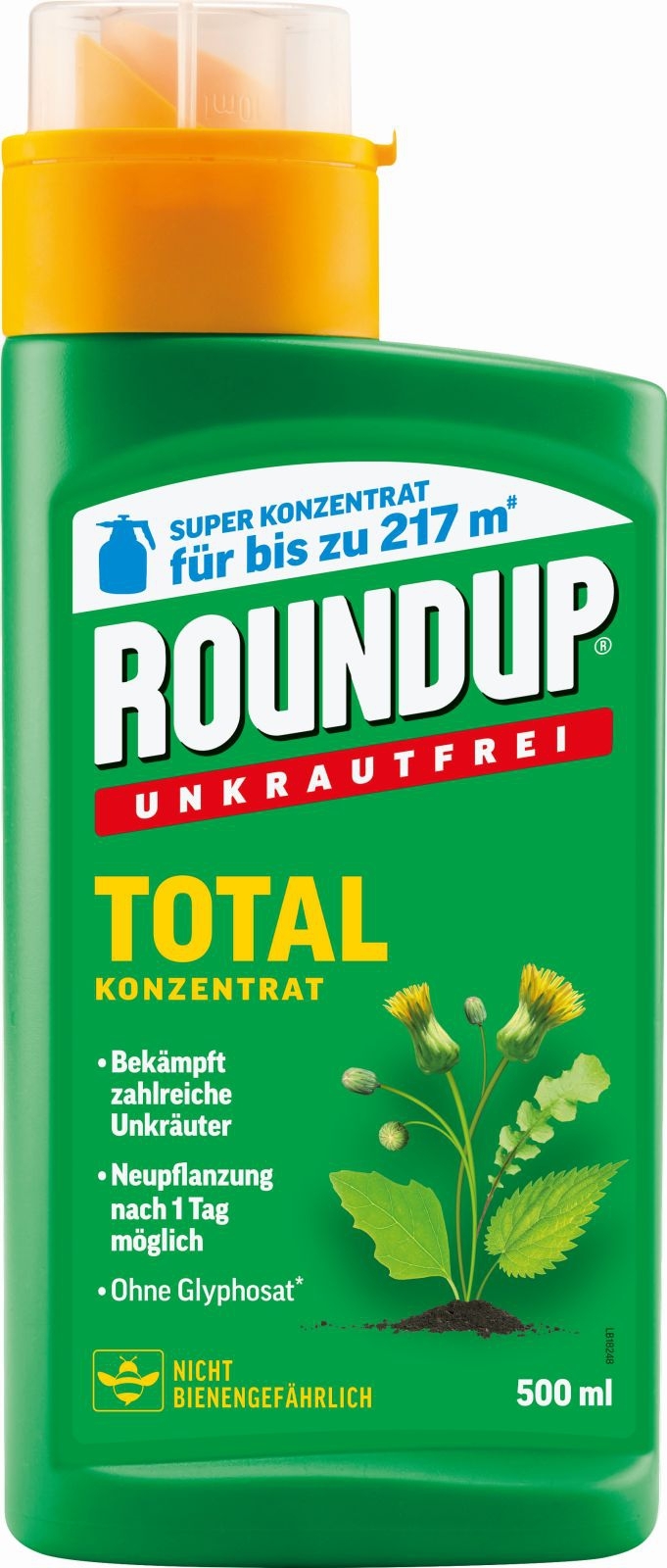 500ml Roundup®Unkrautfrei TOTAL Konzentrat 500ml Roundup®Unkrautfrei TOTAL Konzentrat
