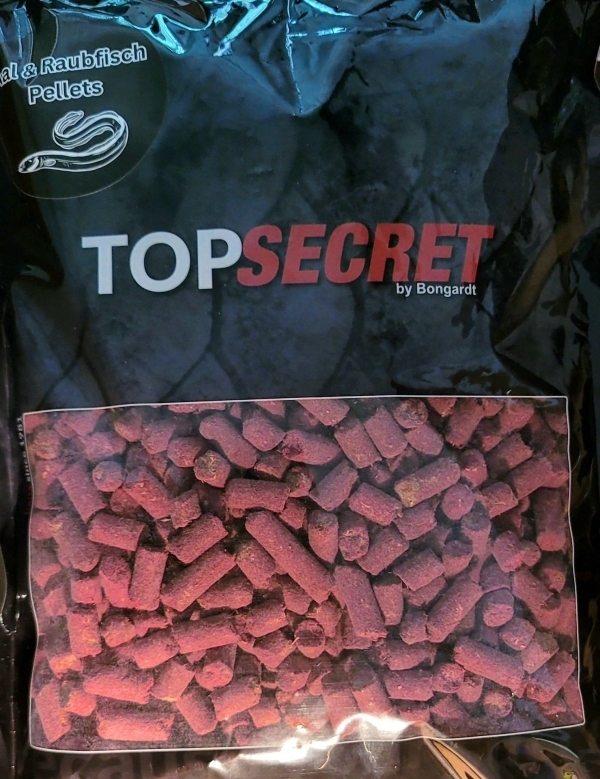 1 kg Aal- und Raubfischpeletts TOP SECRET