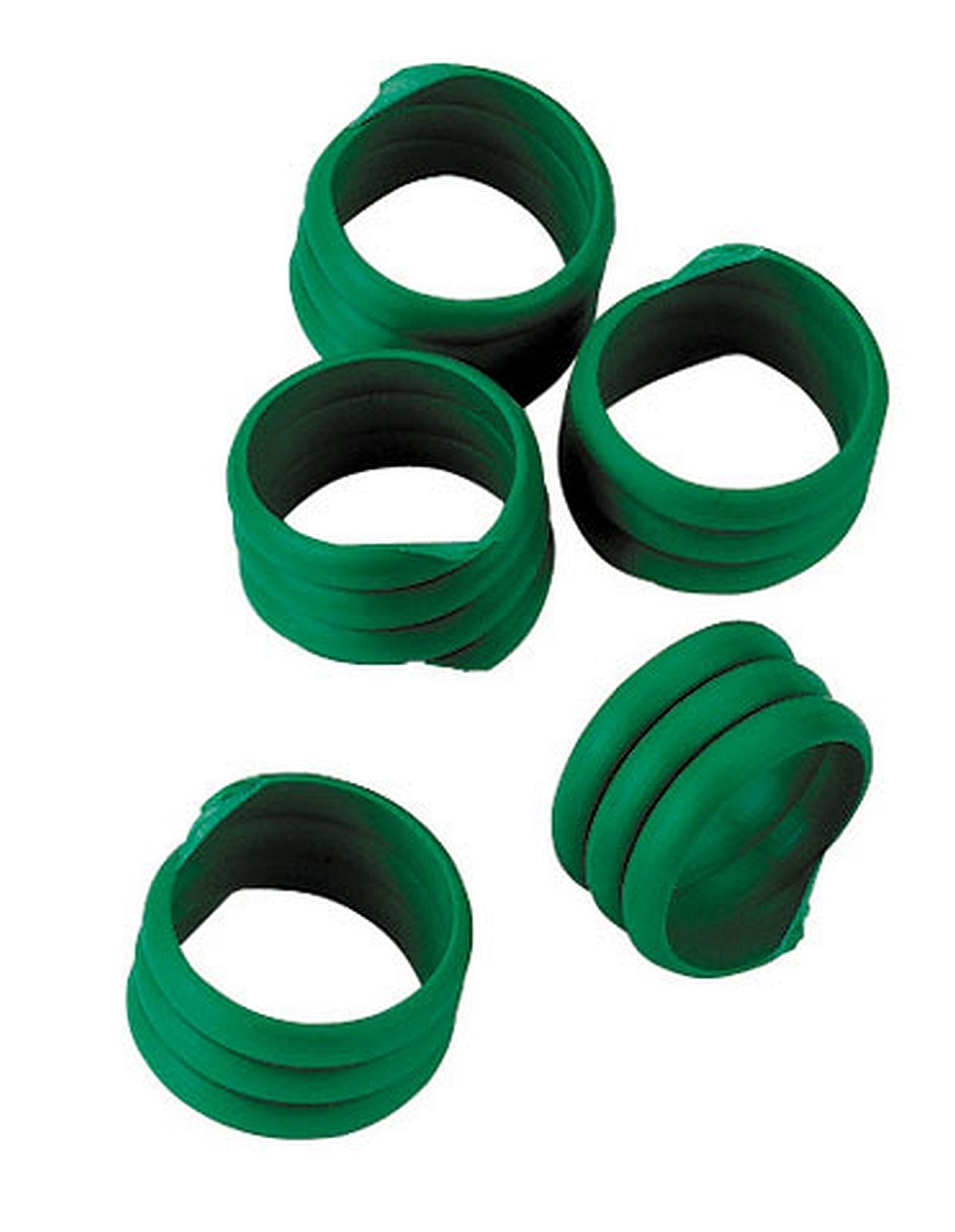 Spiralringe 16 mm grün, 20 Stk. im Pack