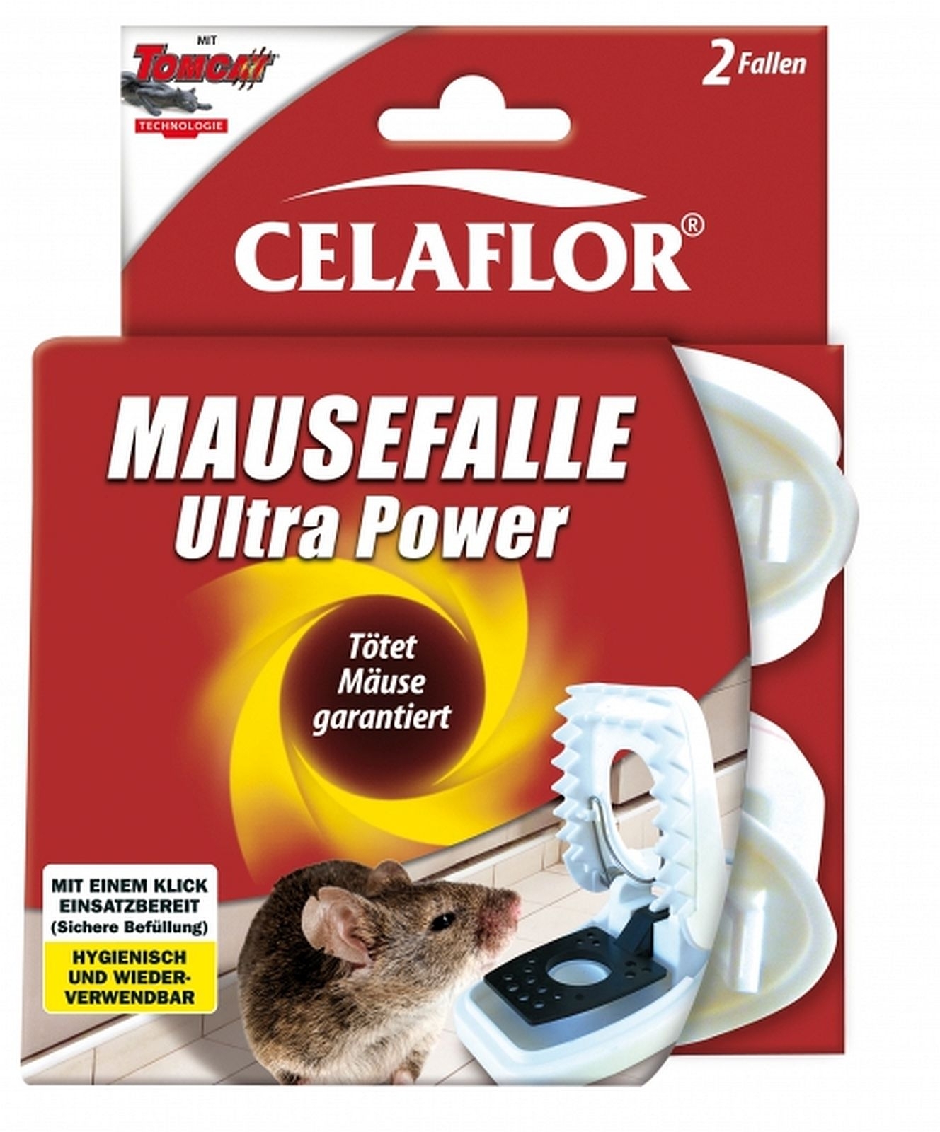 2 Stück Mausefalle Ultra Power