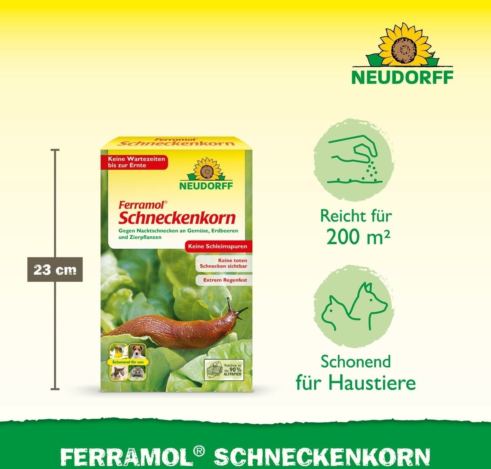 5 X 1kg Ferramol Schneckenkorn