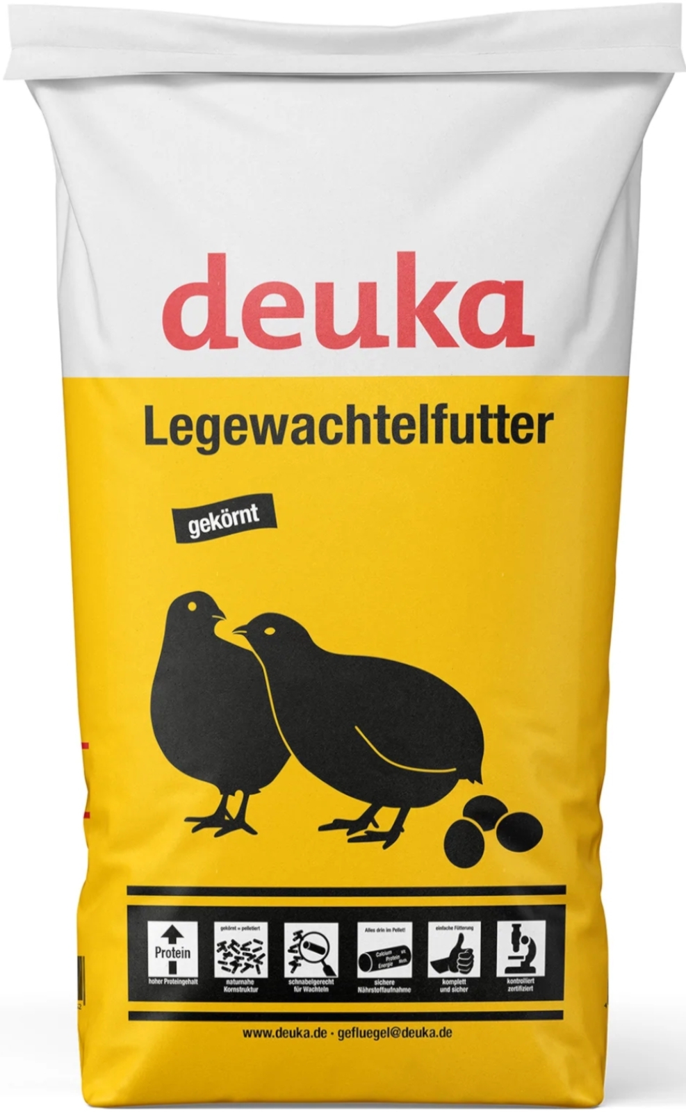 25 kg Deuka Legewachtelfutter gekörnt 25 kg Deuka Legewachtelfutter gekörnt