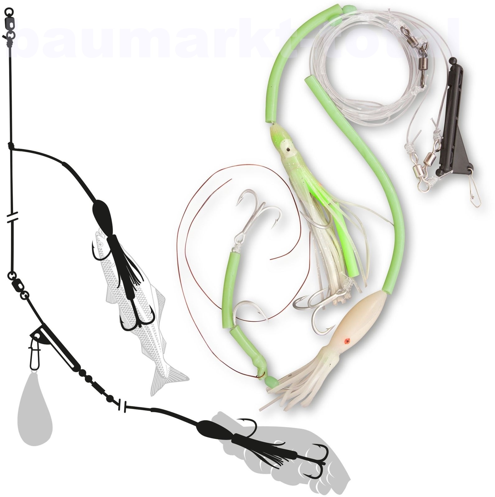 #7/0+2/0 Lumb Rig 65kg 4771006