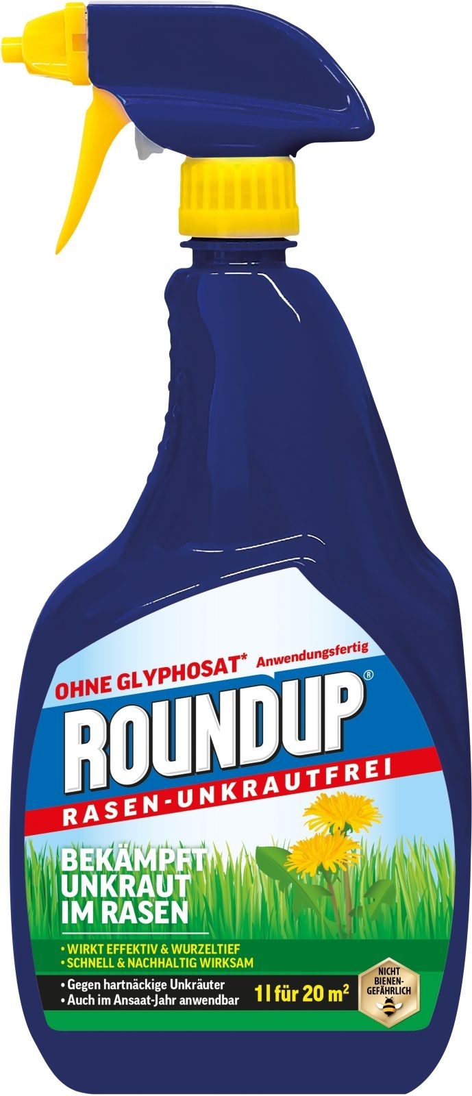 1 l Roundup Rasen Unkrautfrei ohne Glyphosat AF
