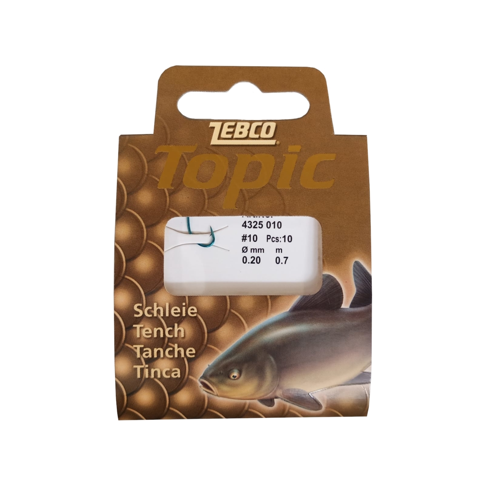 Topic Schleienhaken Größe 10 Vorfach 0,20mm