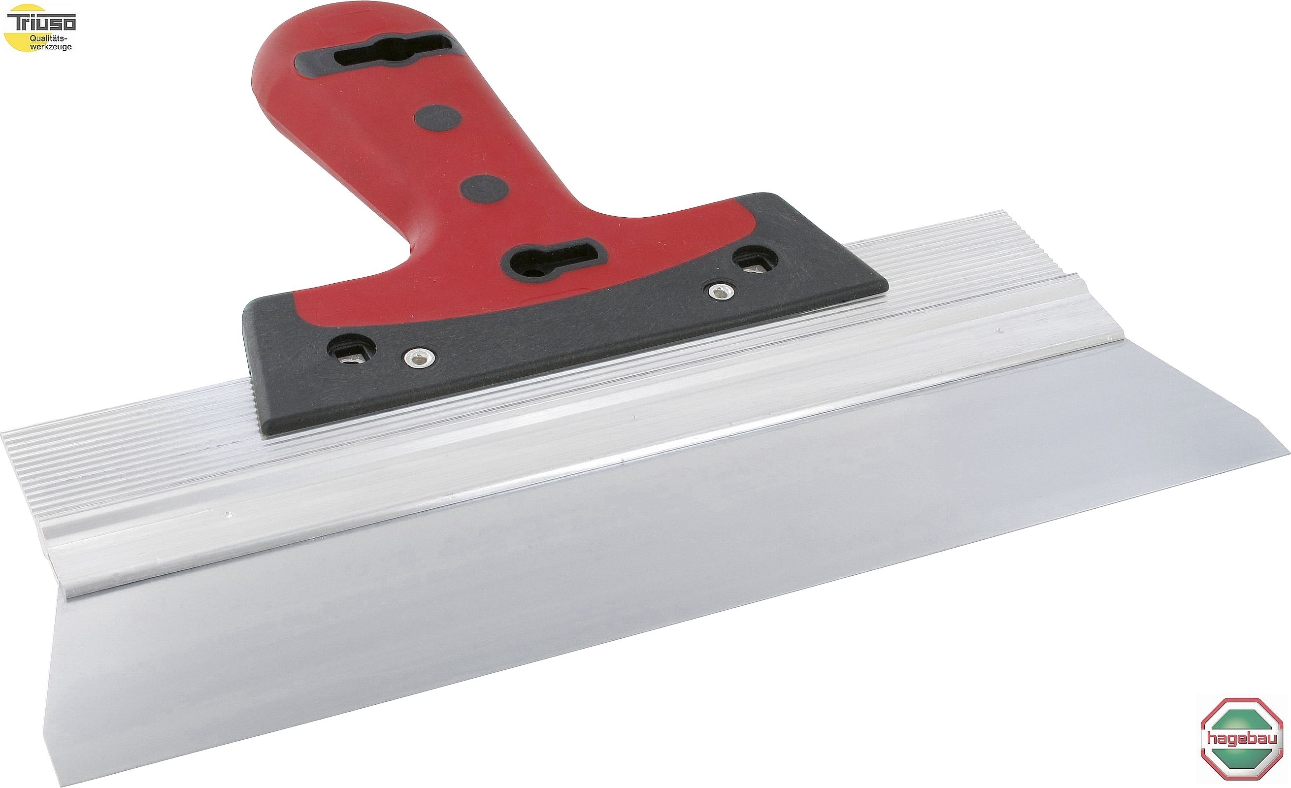 Fassadenspachtel 565mm mit Alu-Schiene, Edelstahl