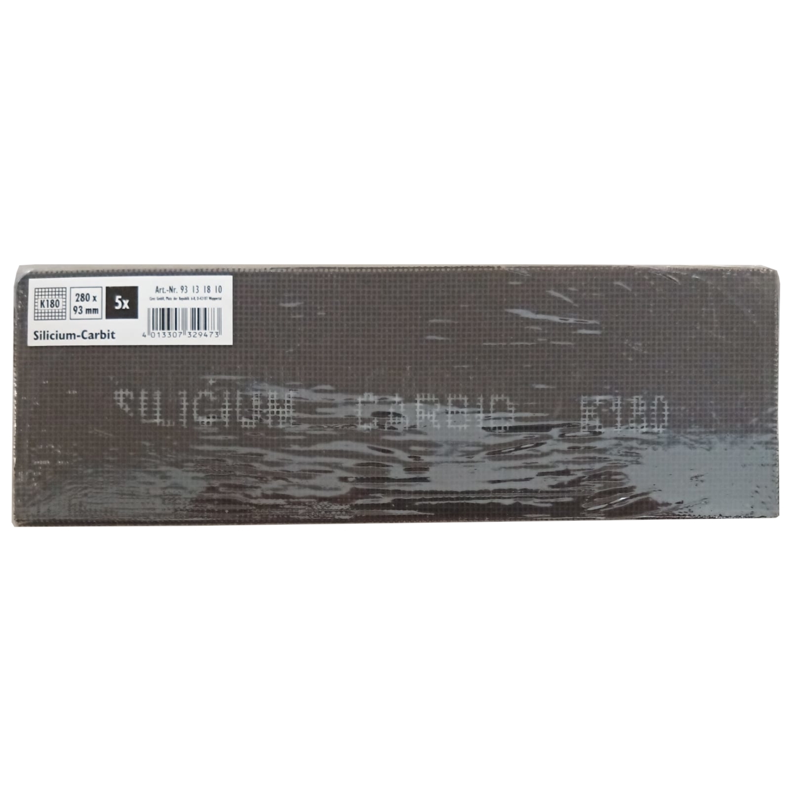 5 Blatt Schleifgitter K 180 93x 280mm Silicium Car