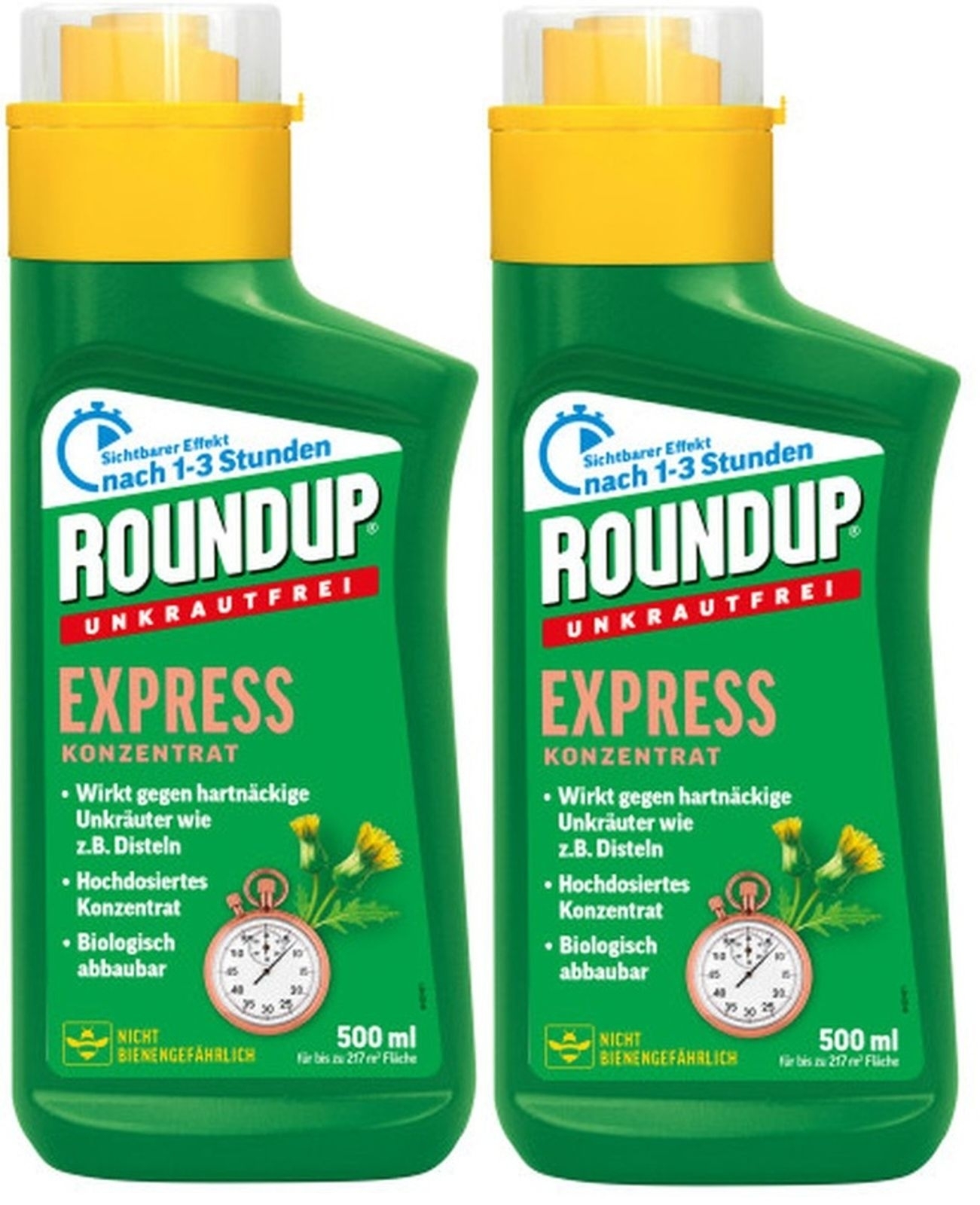 2 X 500ml Roundup EXPRESS Konzentrat