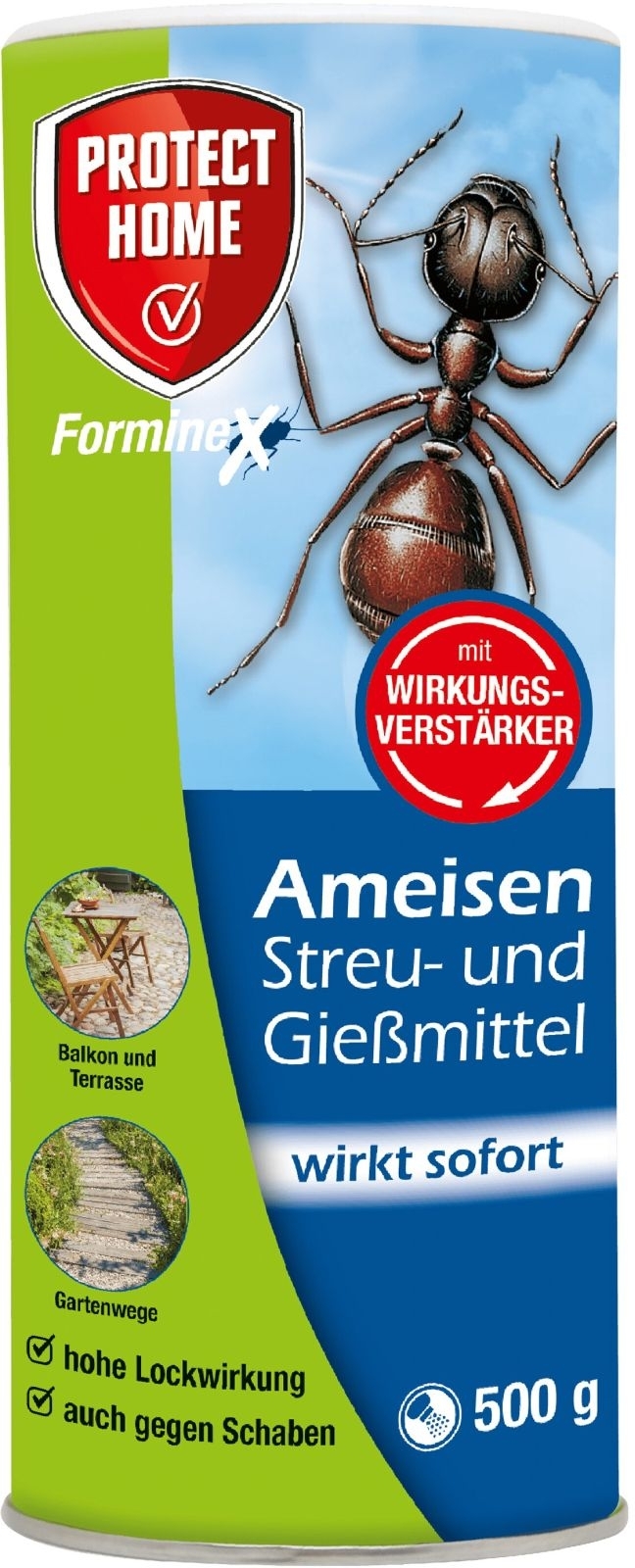 500g Protect Home Ameisen Streu- & Gießmittel