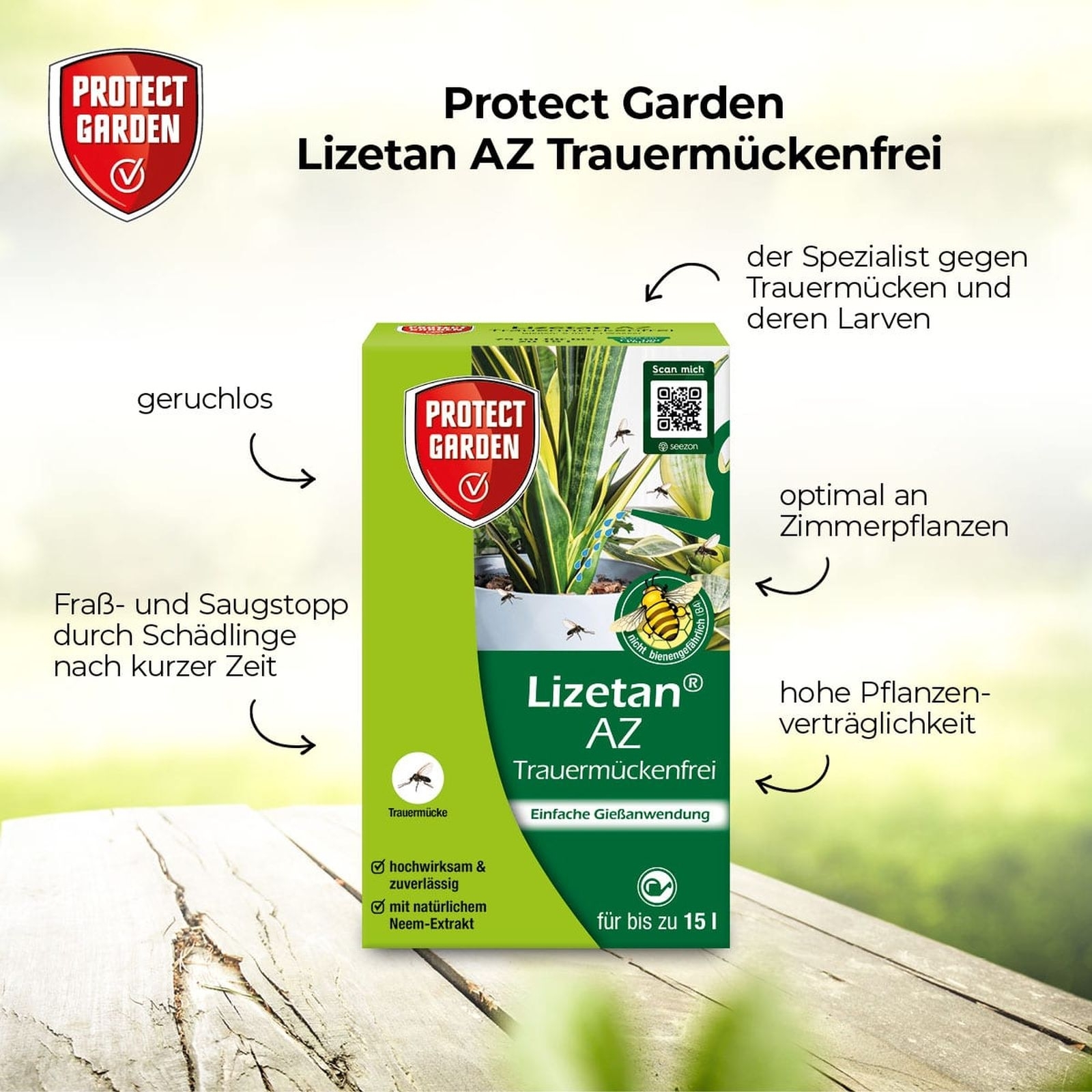 75ml Lizetan AZ Trauermückenfrei