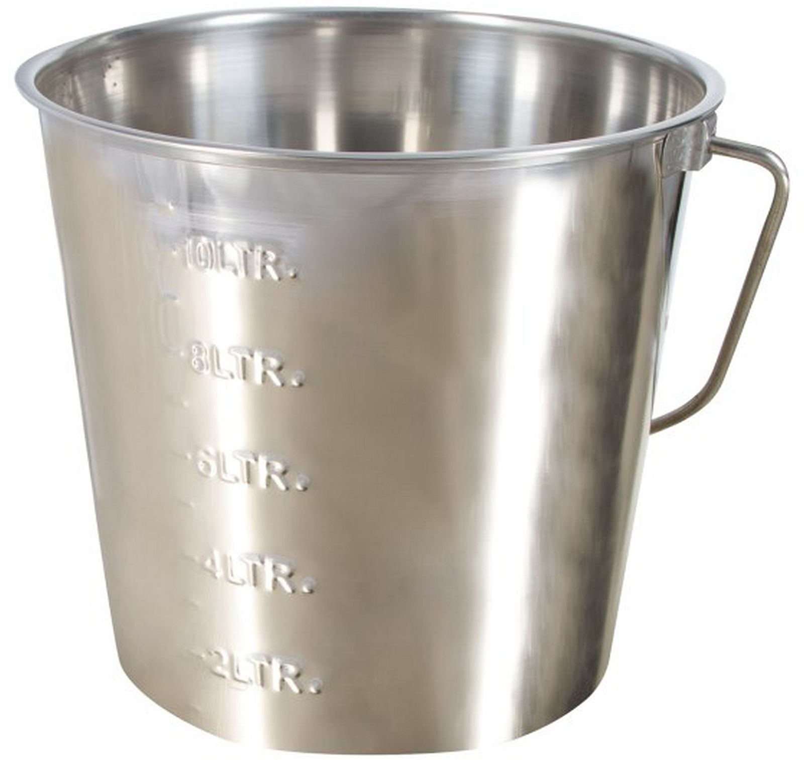 Edelstahleimer 12.3 Liter, mit Skalierung Edelstahleimer 12.3 Liter, mit Skalierung