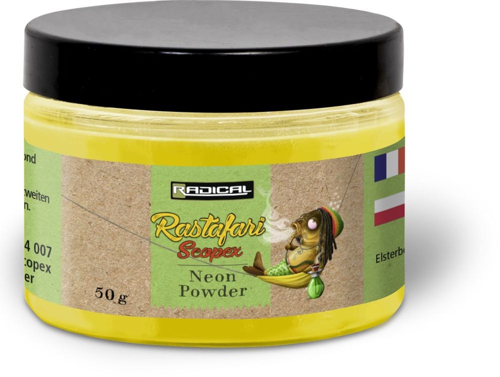 50g Rastafari Scopex Neon Powder Dip 50g Rastafari Scopex Neon Powder Dip