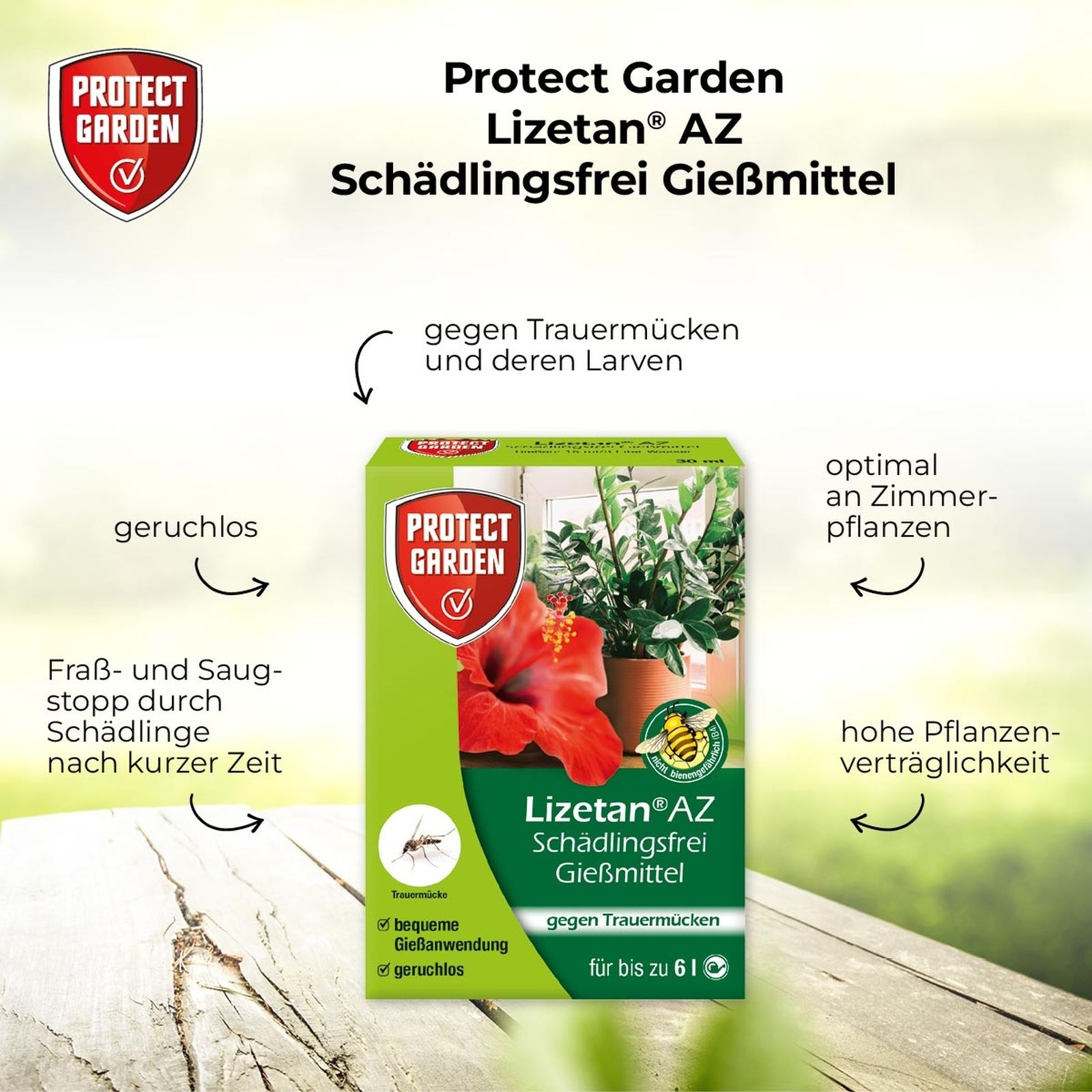30ml Lizetan AZ Schädlingsfrei Gießmittel