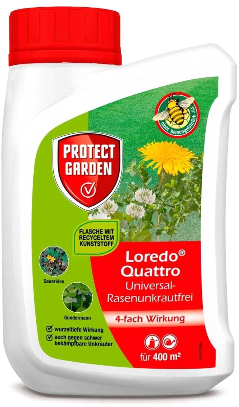 400ml Loredo Quattro Universal - Rasenunkrautfrei
