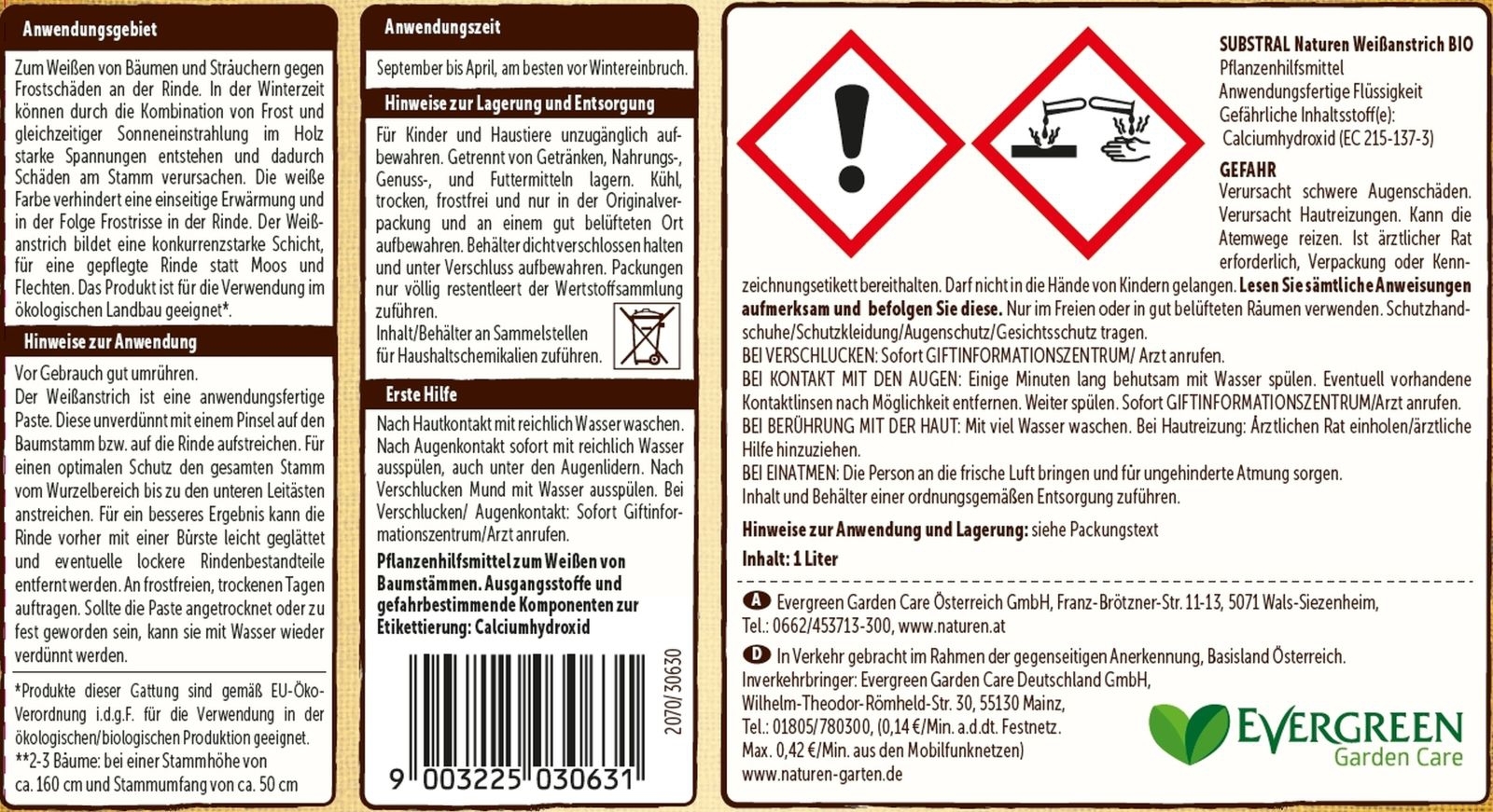 1 l BIO Weißanstrich Naturen