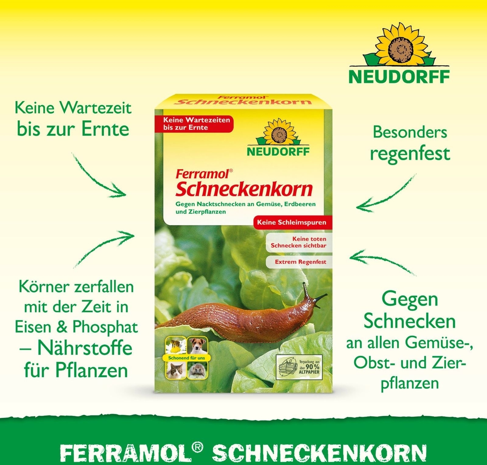1kg Ferramol Schneckenkorn 1kg Ferramol Schneckenkorn