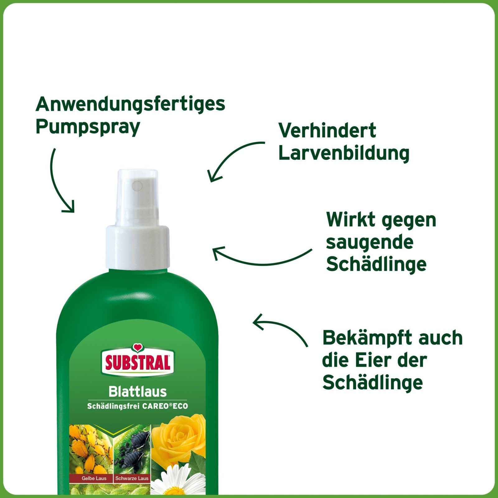 300ml Substral®Blattlaus Schädlingsfrei Careo Eco