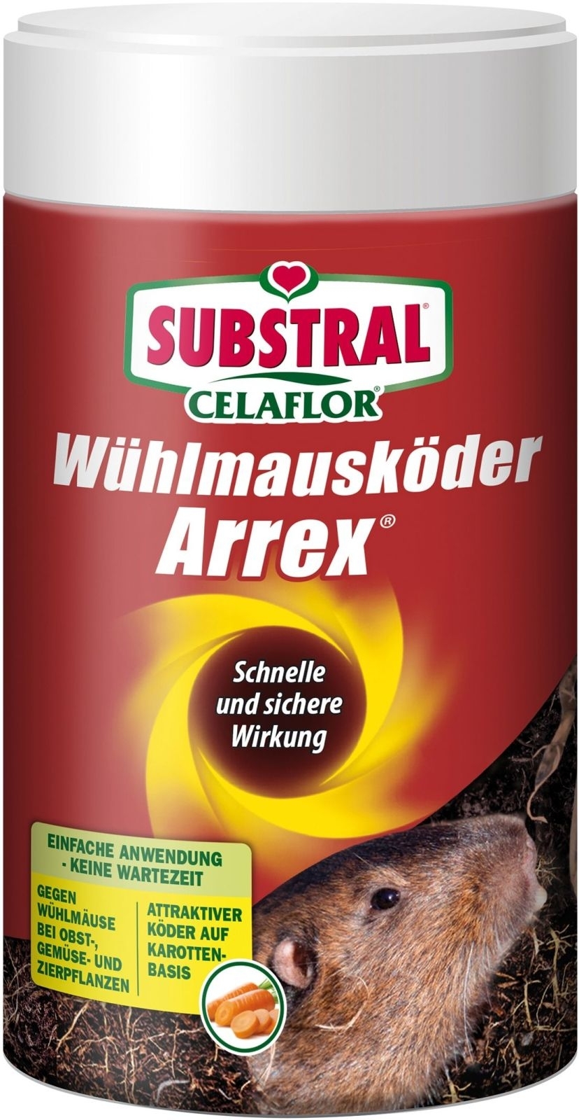 250 g Wühlmausköder Arrex 250 g Wühlmausköder Arrex