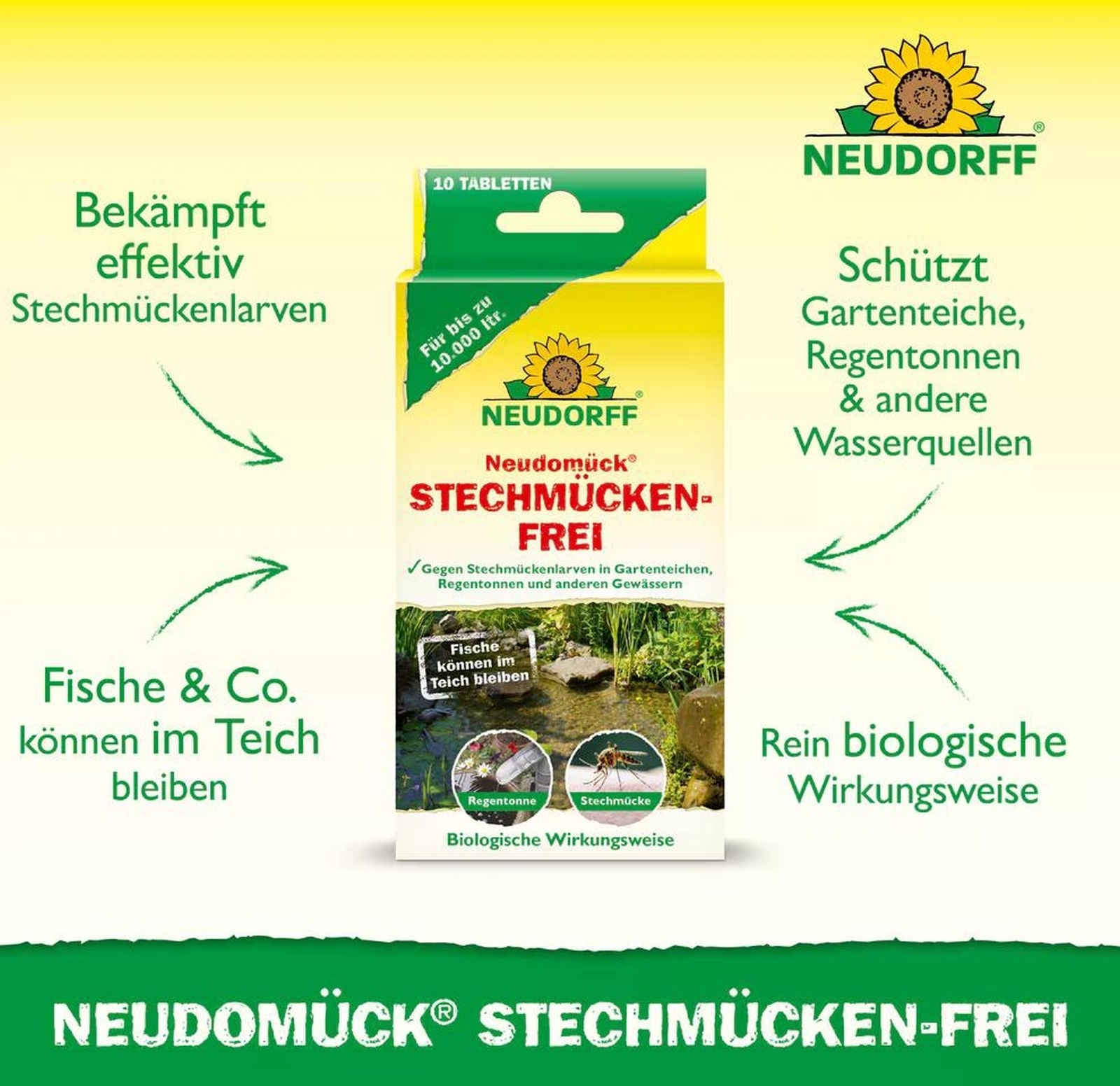 2 X 10er Pack Neudomück Stechmücken-Frei 2 X 10er Pack Neudomück Stechmücken-Frei