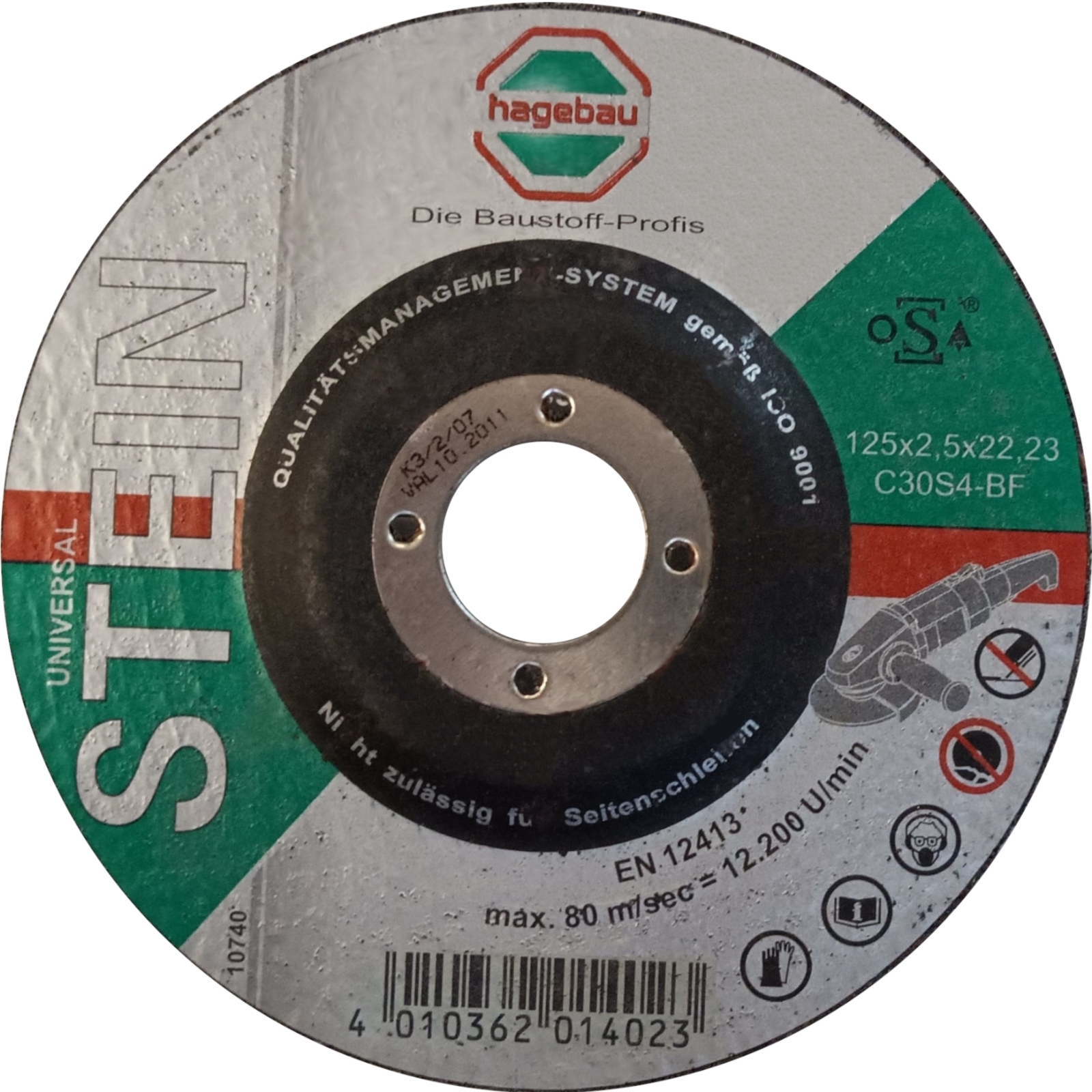 TRENNSCHEIBE C 30 S – STEIN 125mm