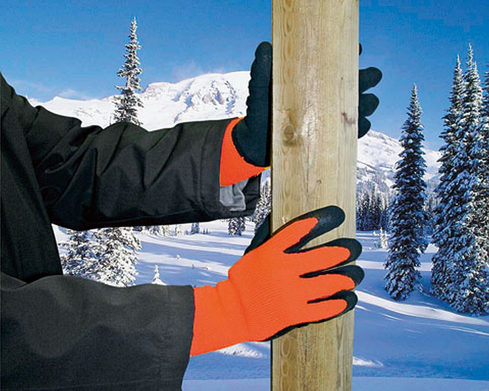 Winterhandschuh IceGrip Gr.7/S orange 297481