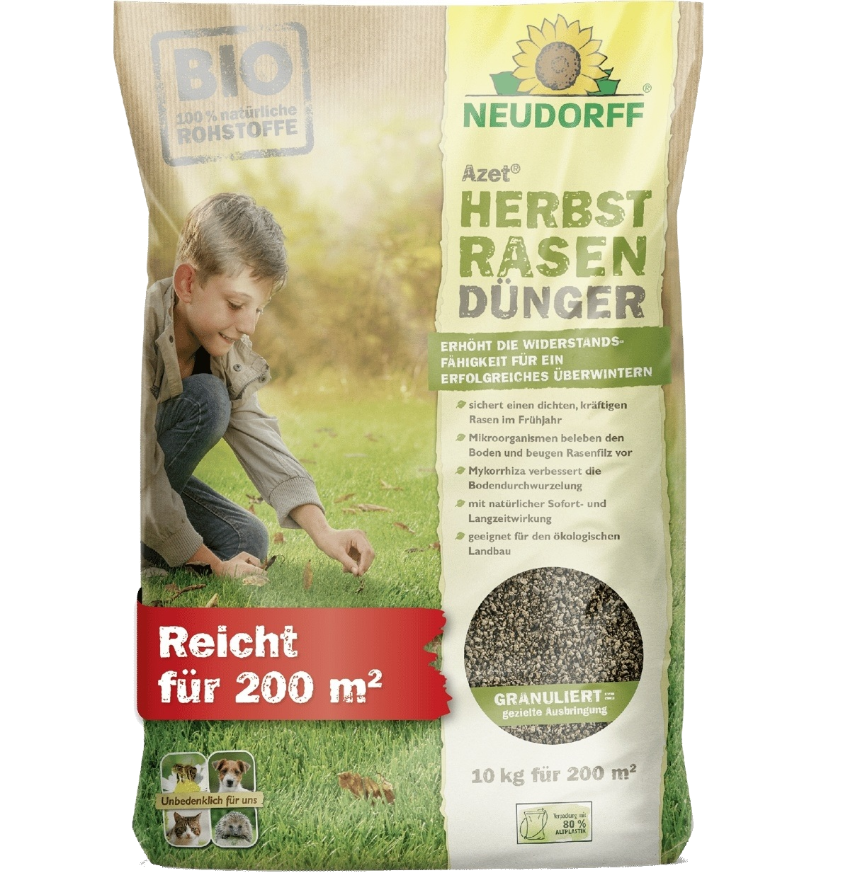 10,05kg NEUDORFF Azet Herbstrasendünger