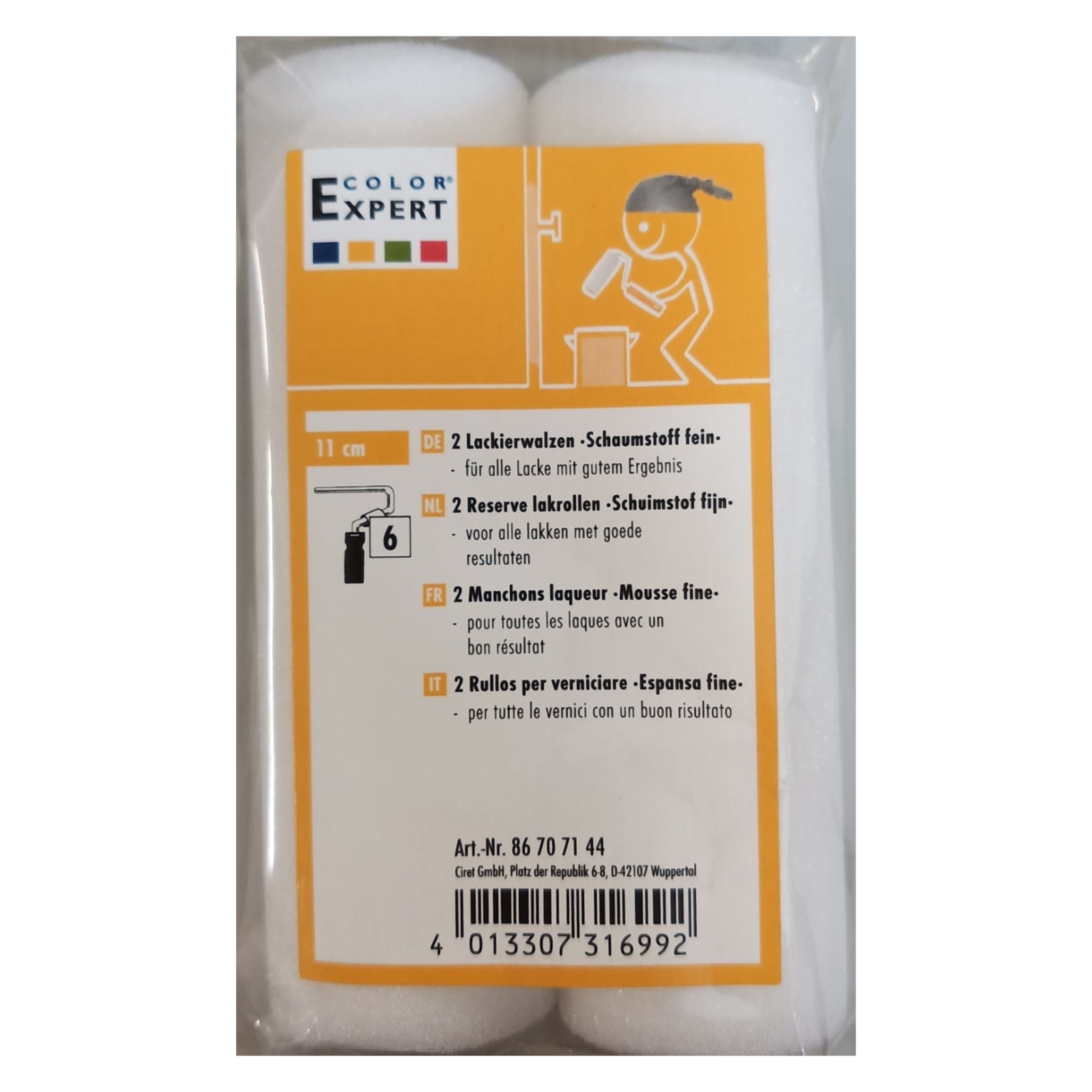 Lackierwalze 11cm FEIN gerade