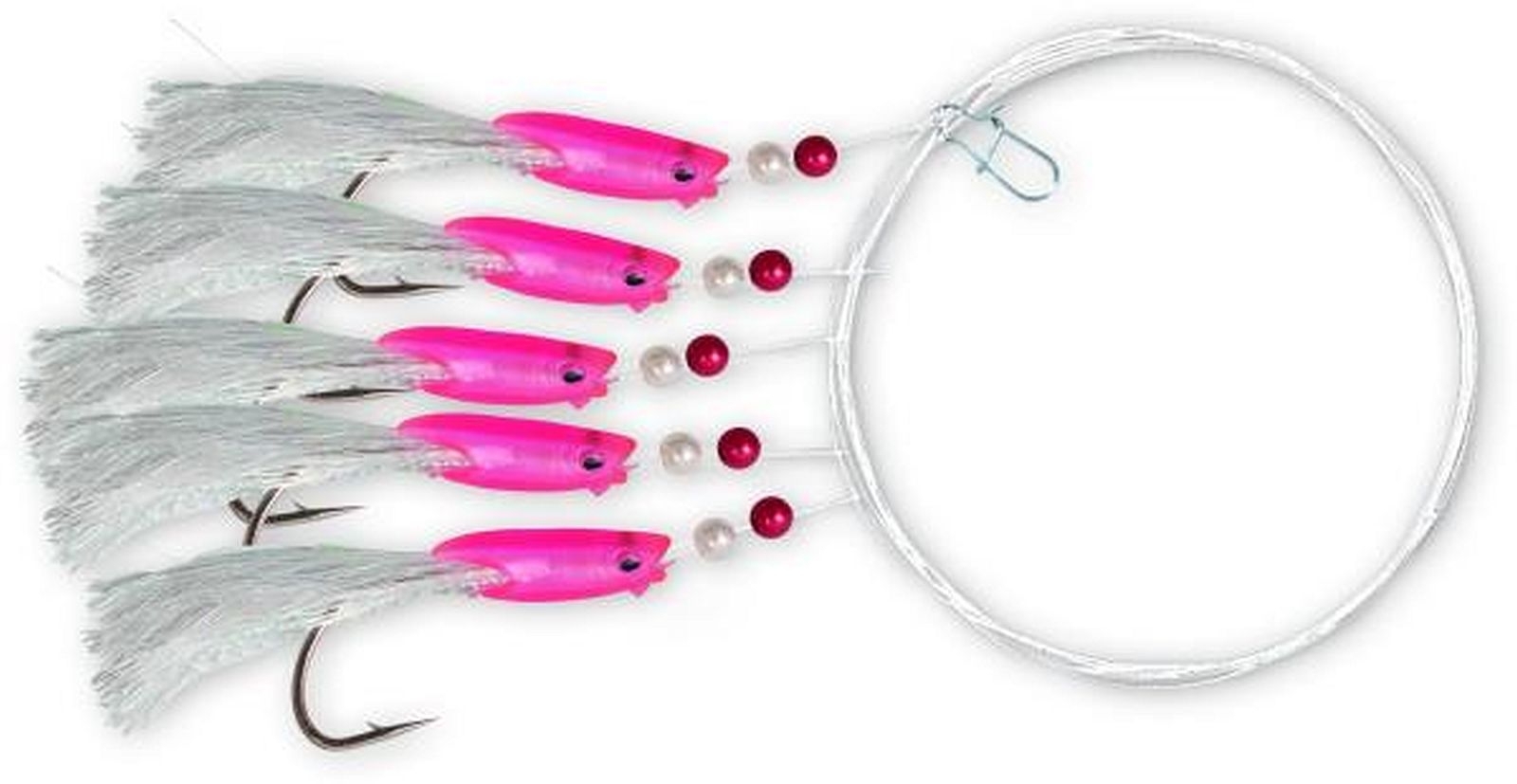5 Pak Softfish Rig pink 4112001