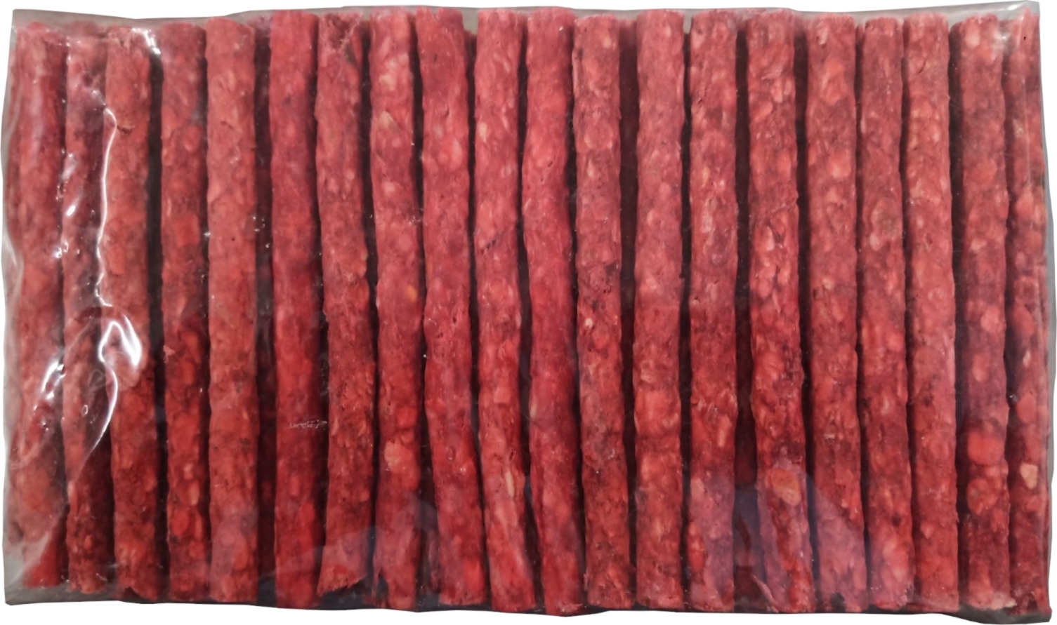 100 Kaurollen rot 12 cm, Ø9-10 mm