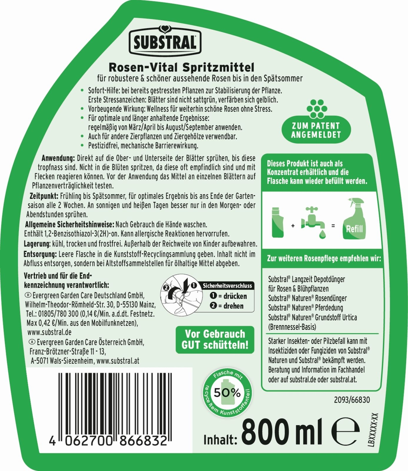 800 ml Substral®Rosen-Vital