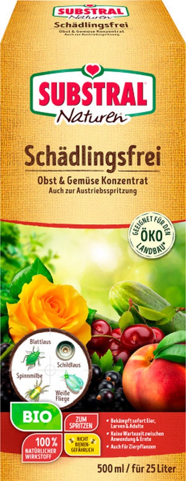 500 ml NATUREN Schädlingsfrei Obst & Gemüse Konz