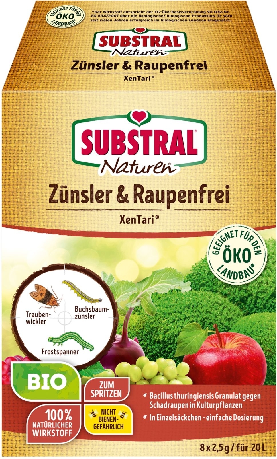 8x2,5g Bio Zünsler & Raupenfrei XenTari