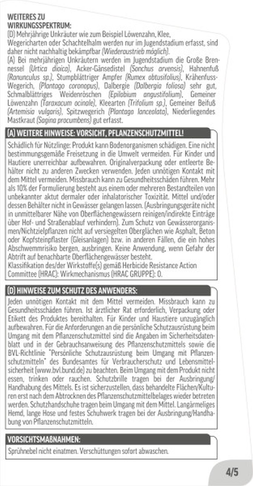 500ml Roundup EXPRESS Konzentrat