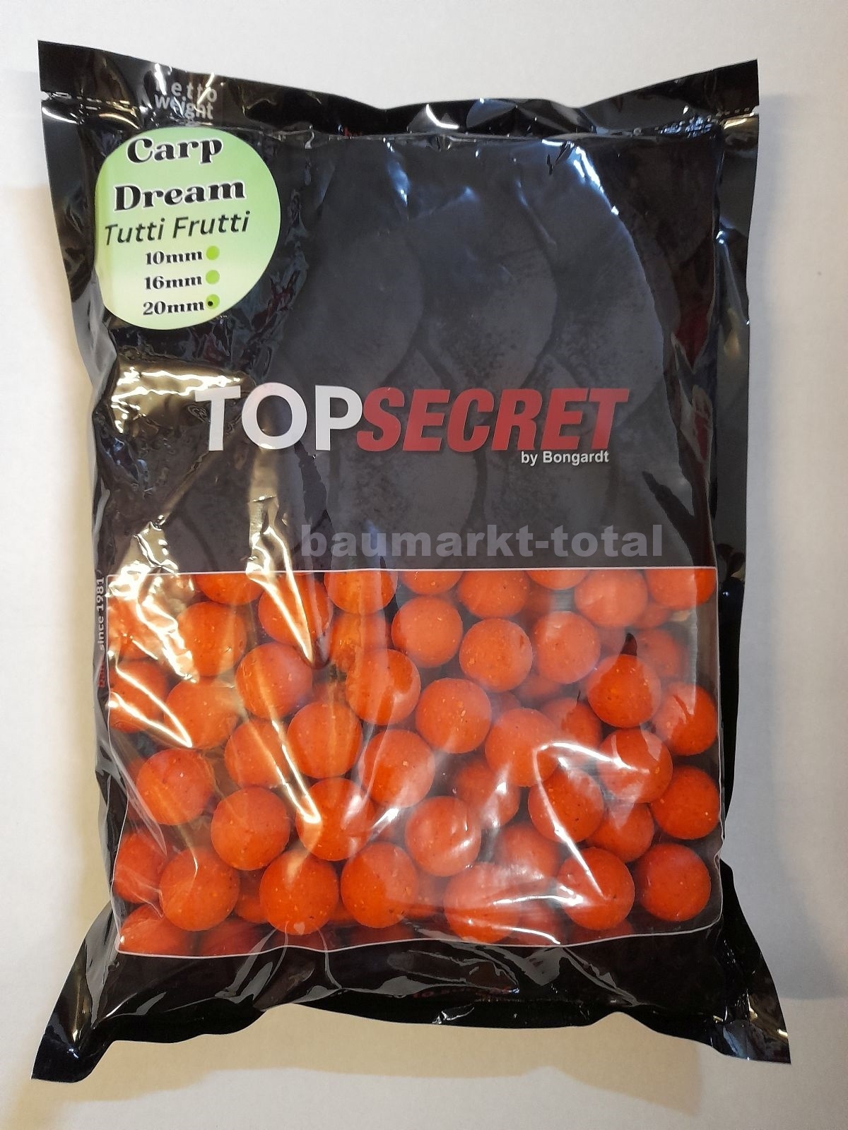Top Secret Carp Dream Boilie Tutti/Frutti 1kg 20mm Top Secret Carp Dream Boilie Tutti/Frutti 1kg 20mm