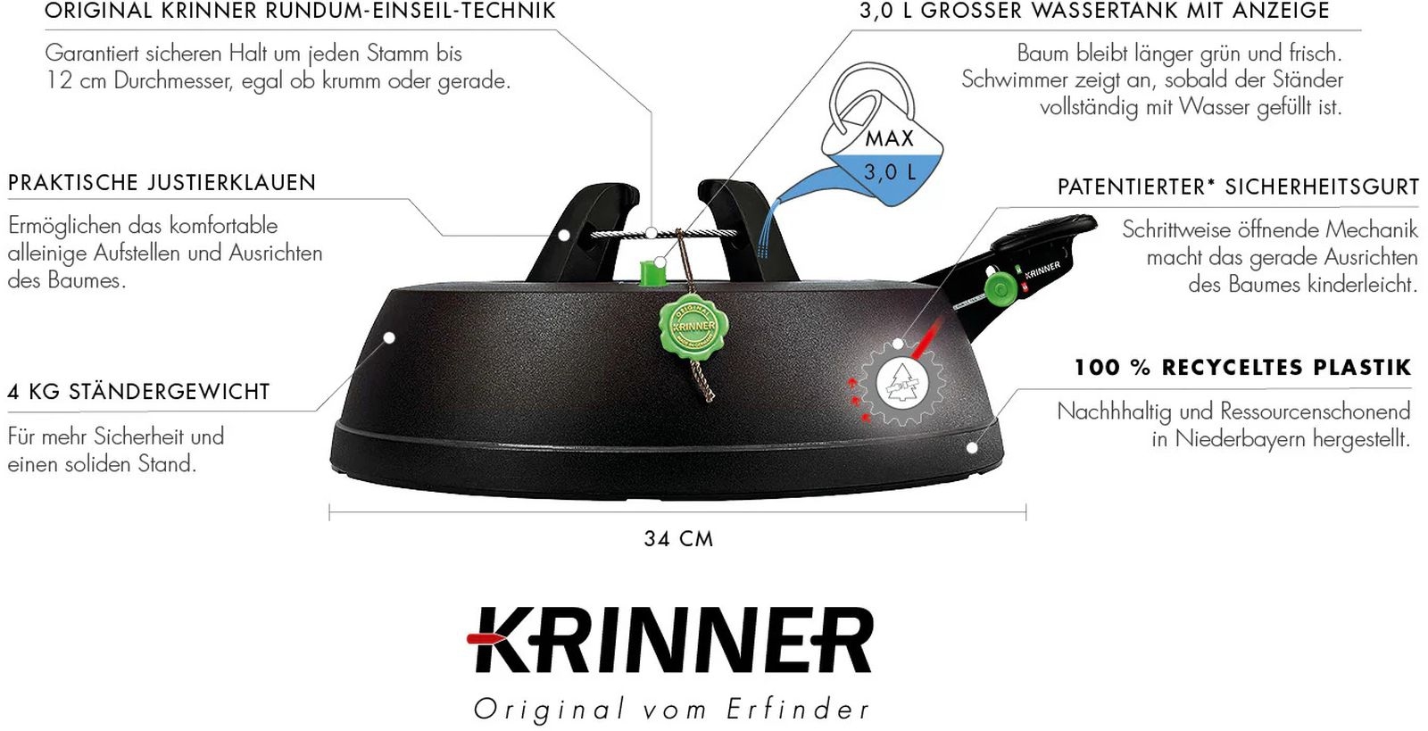 Krinner GREEN LINE Comfort Grip M