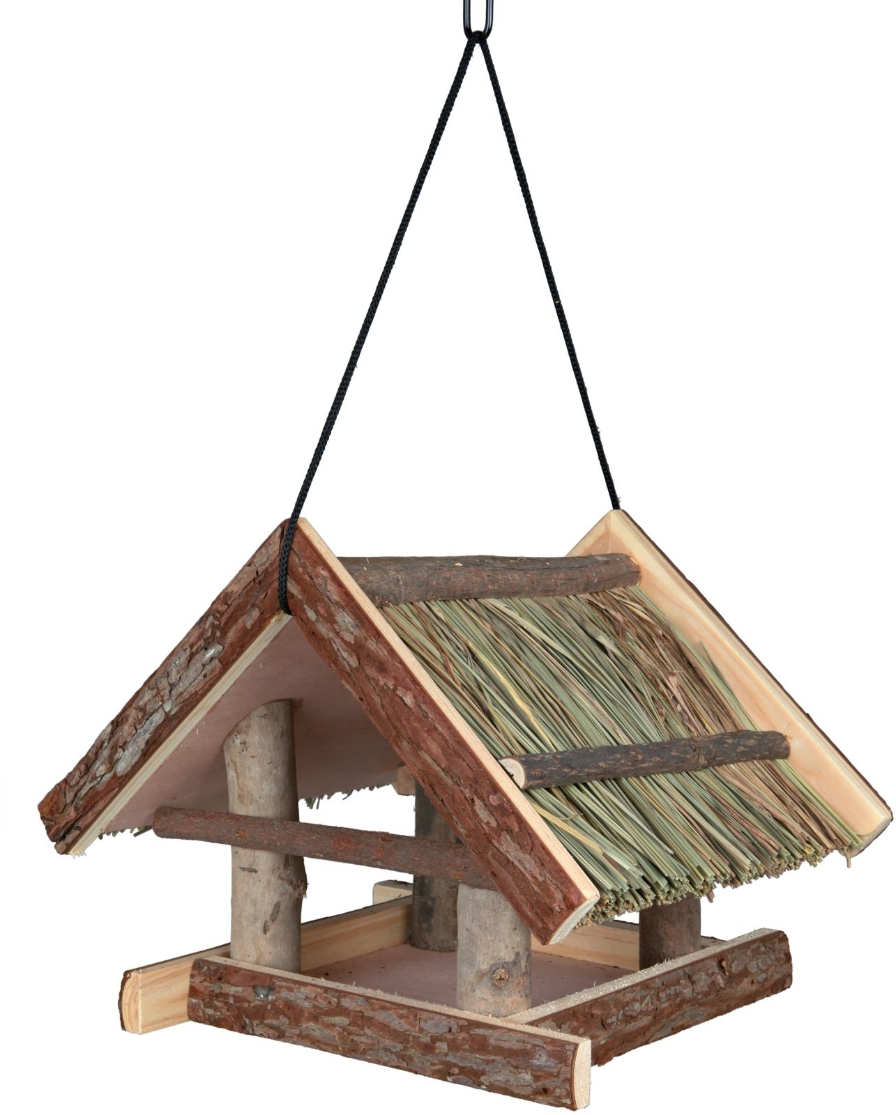 Natural Living Futterhaus (2) 25x25x25cm Grasdach