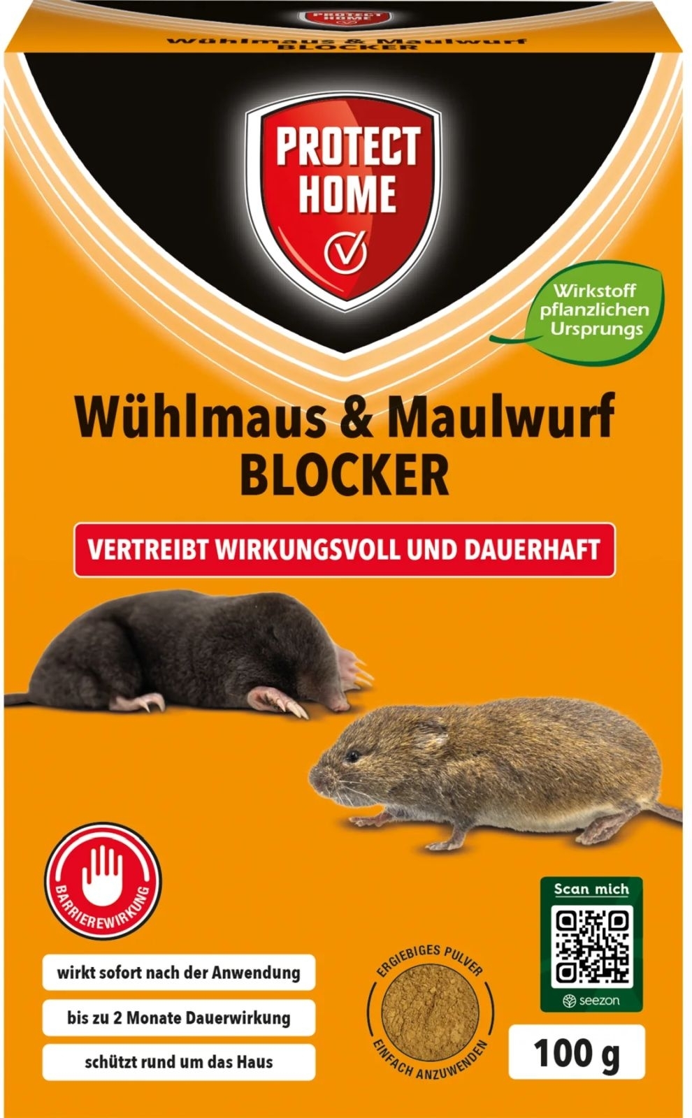 100g Wühlmaus und Maulwurf Blocker