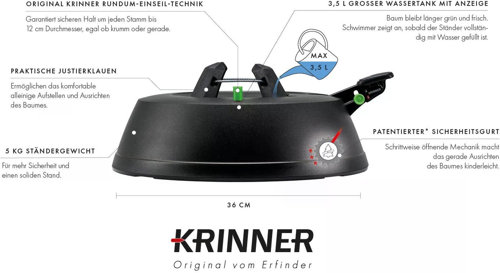 Krinner GREEN LINE Comfort Grip+ M