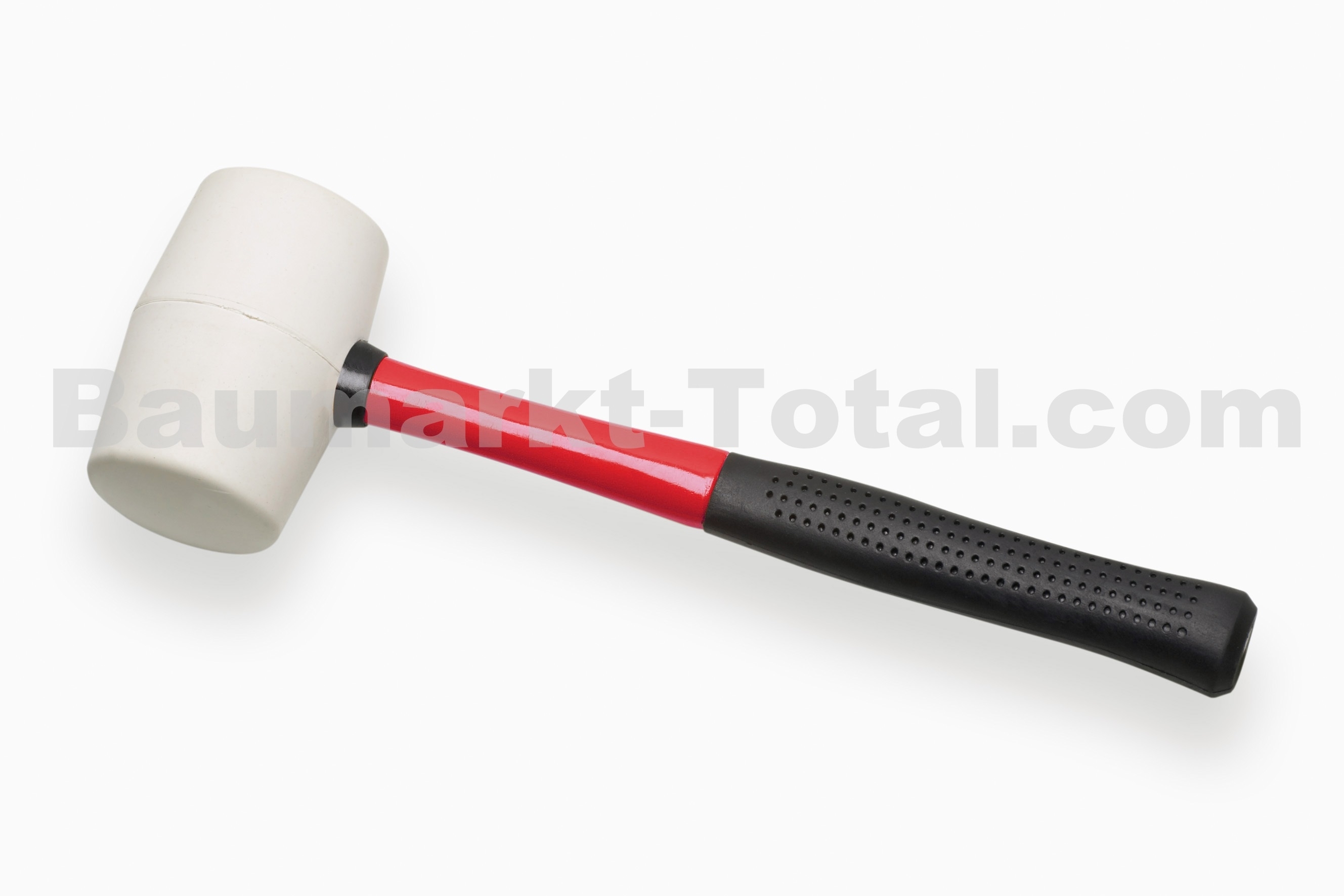 Gummihammer 460g Fiberglasstiel mit schwarzem TPR-