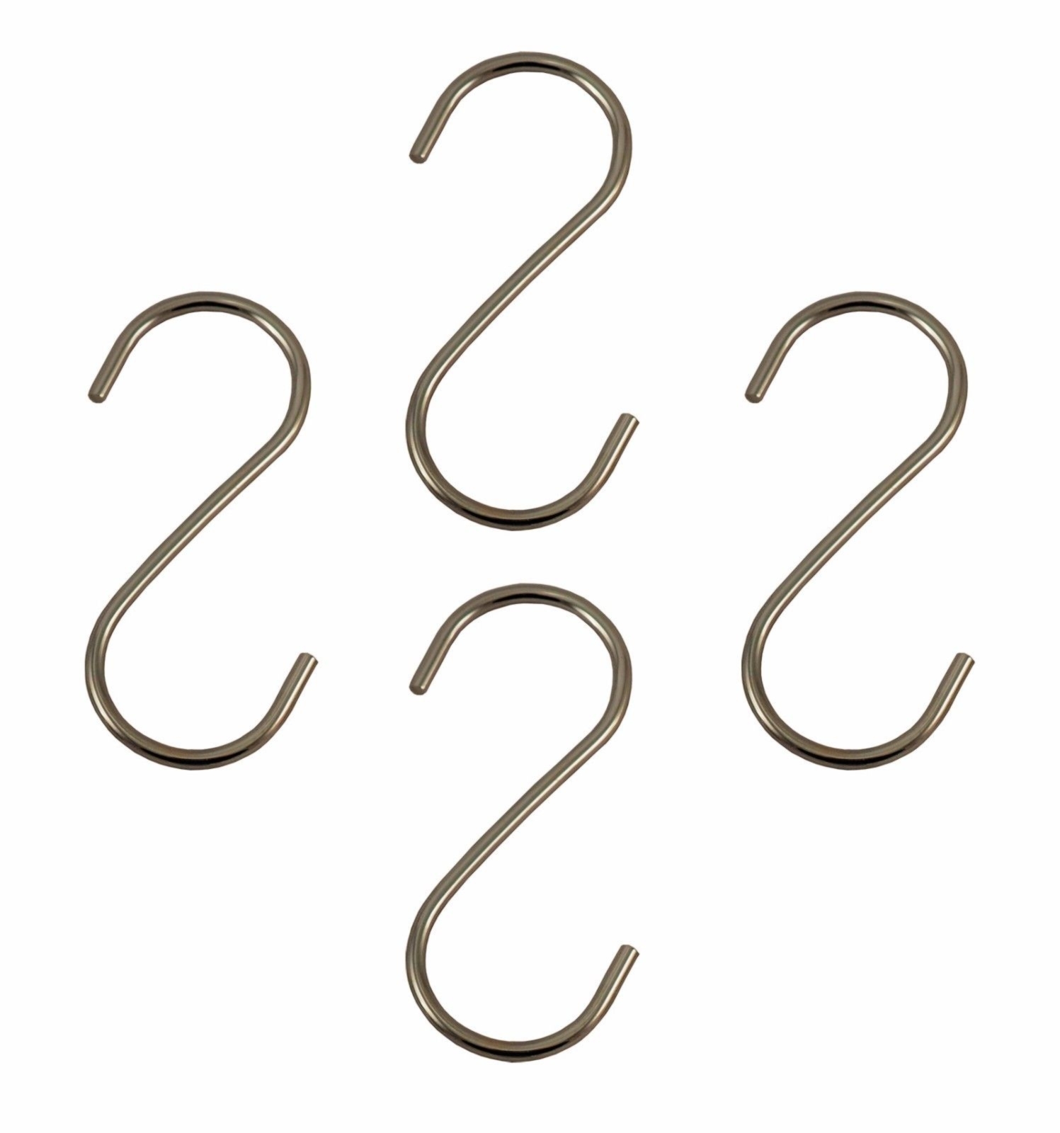 4er Set S-Metallhaken
