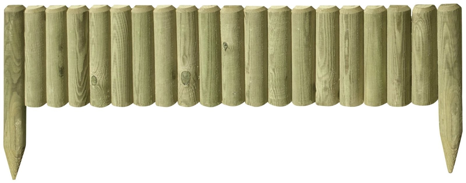 Beetbegrenzung 100 cm Zaunhöhe 20 cm Breite 5 cm